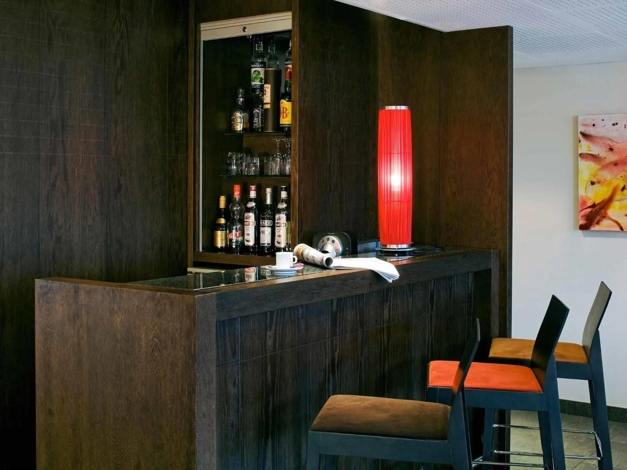 Lounge or bar in Hotel Mercure Rennes Cesson
