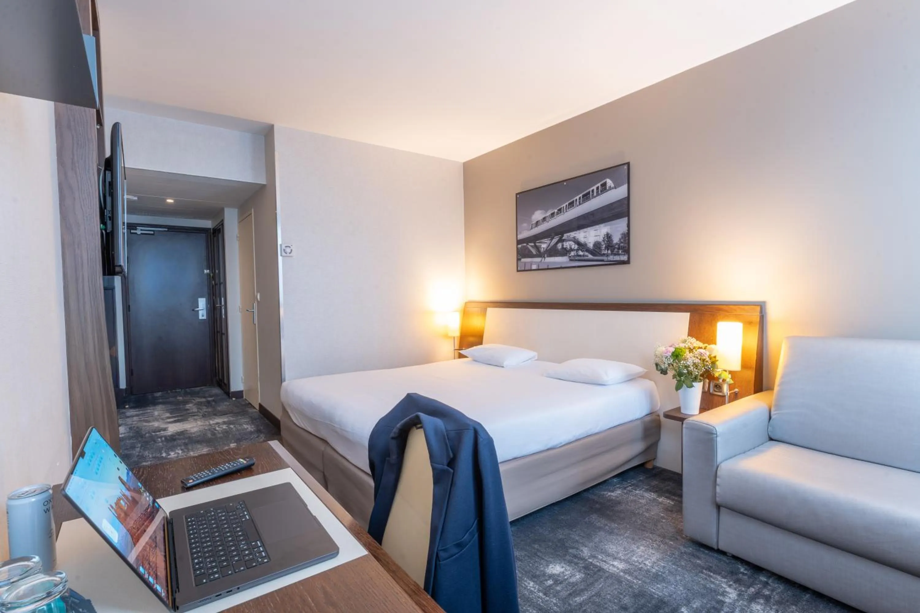 Bed in Hotel Mercure Rennes Cesson