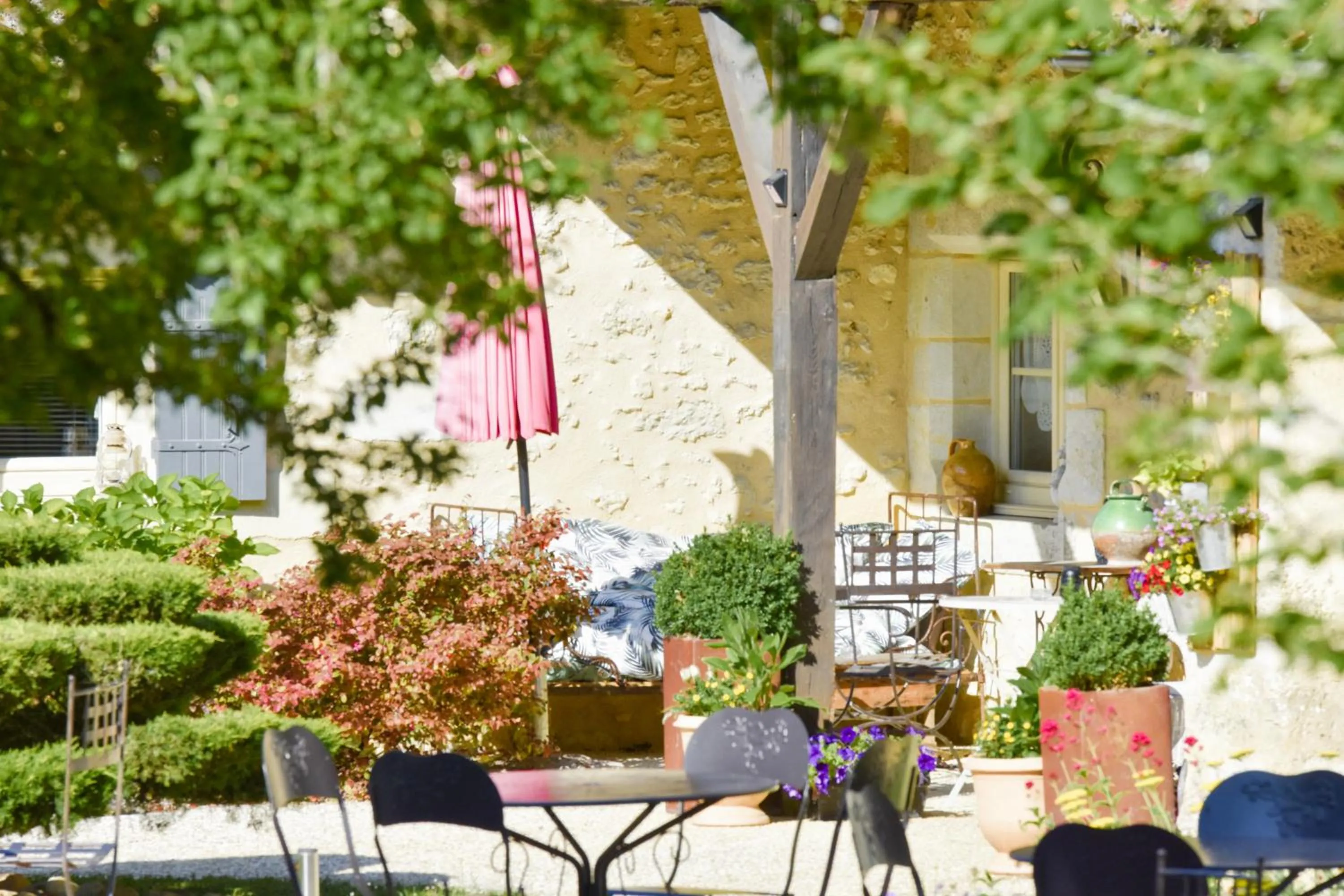 Patio in Le Mas Des Bories - Grand Perigueux