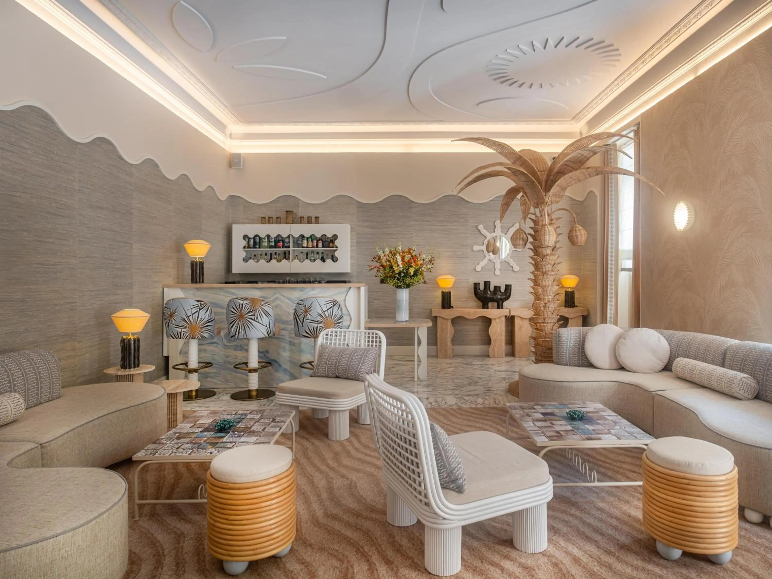 Lobby or reception in Hôtel Le Soleia by Inwood Hotels