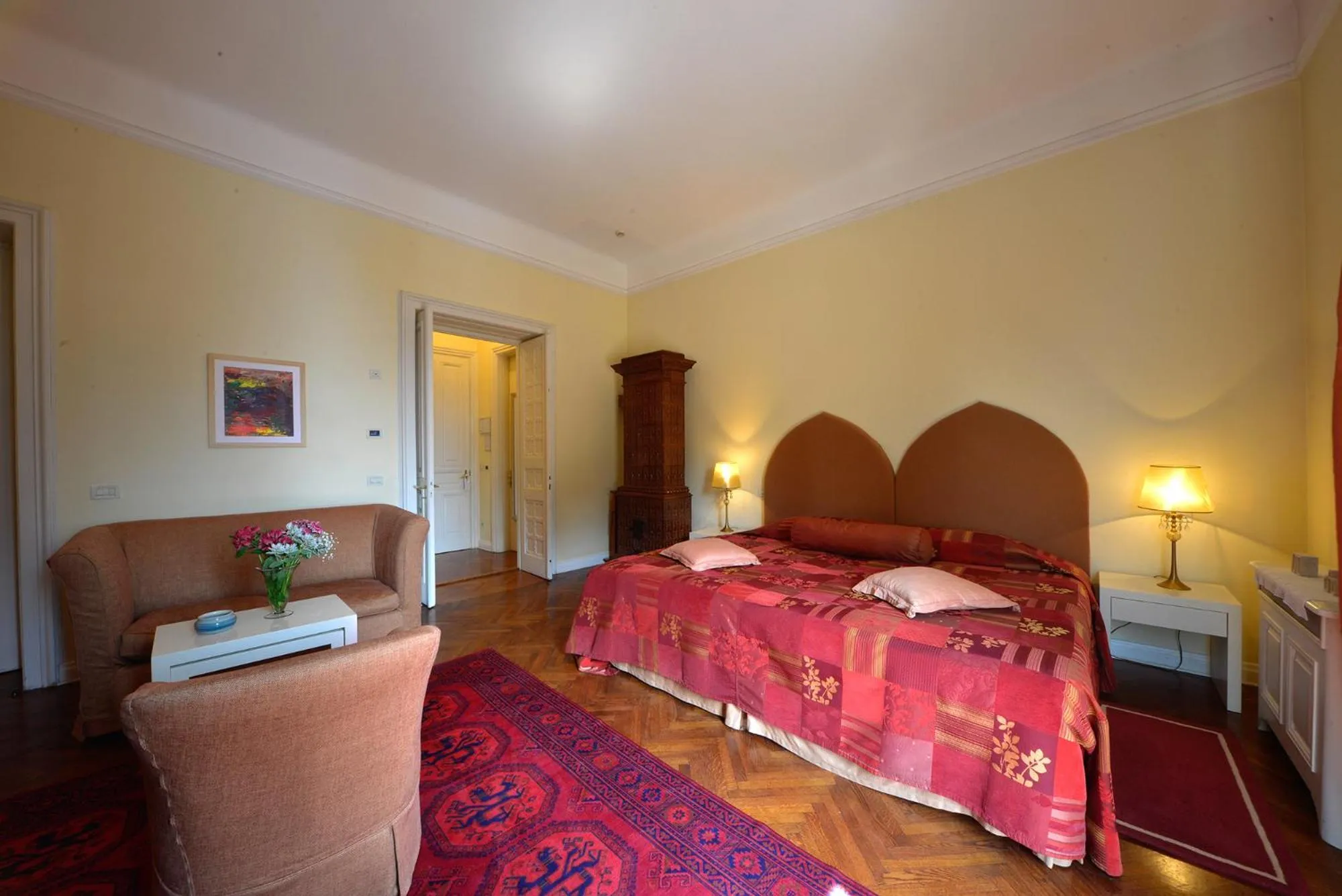 Bedroom, Bed in Hotel Villa Astra