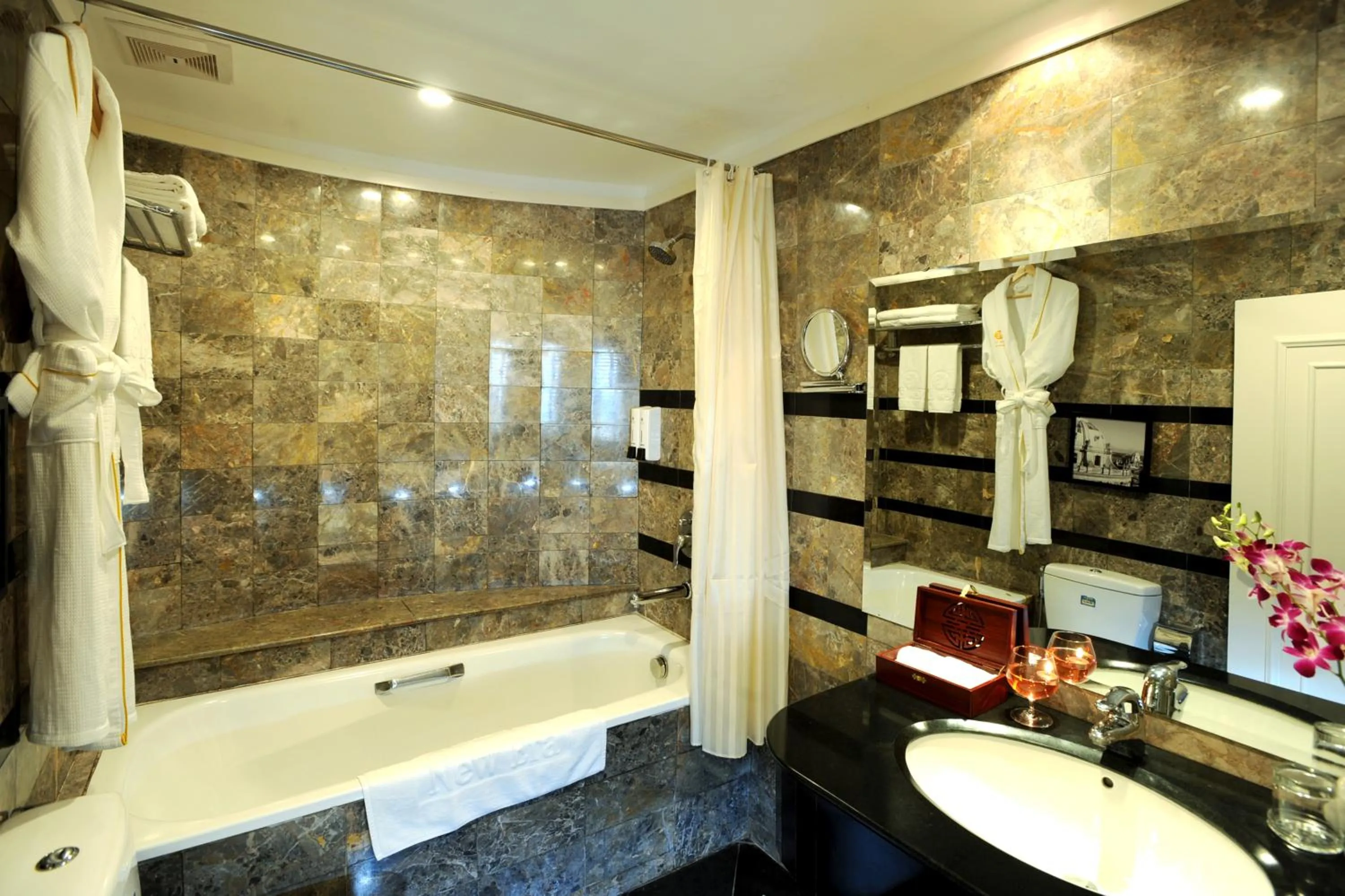 Shower, Bathroom in New Era Hotel & Villa