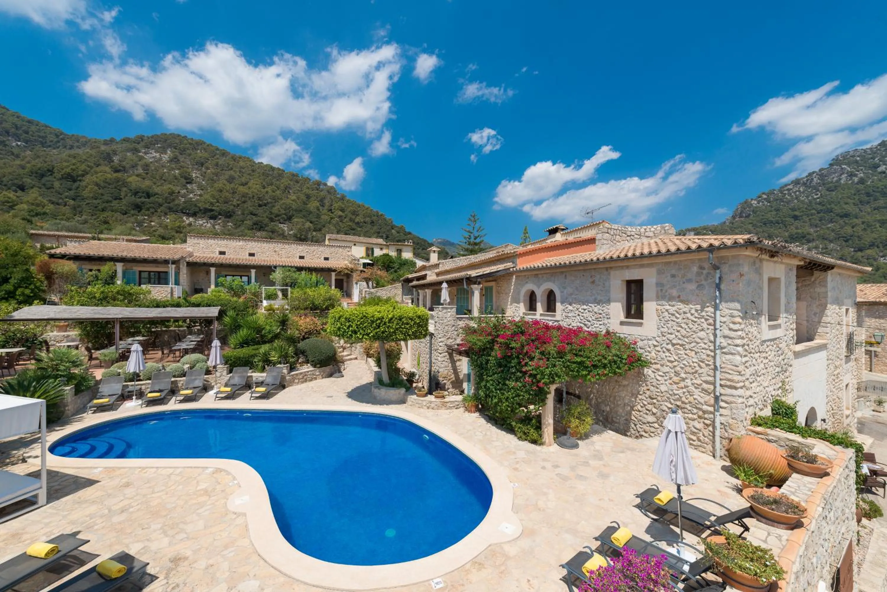 Pool view in New Can Furios Hotel by Can Calco Hotels