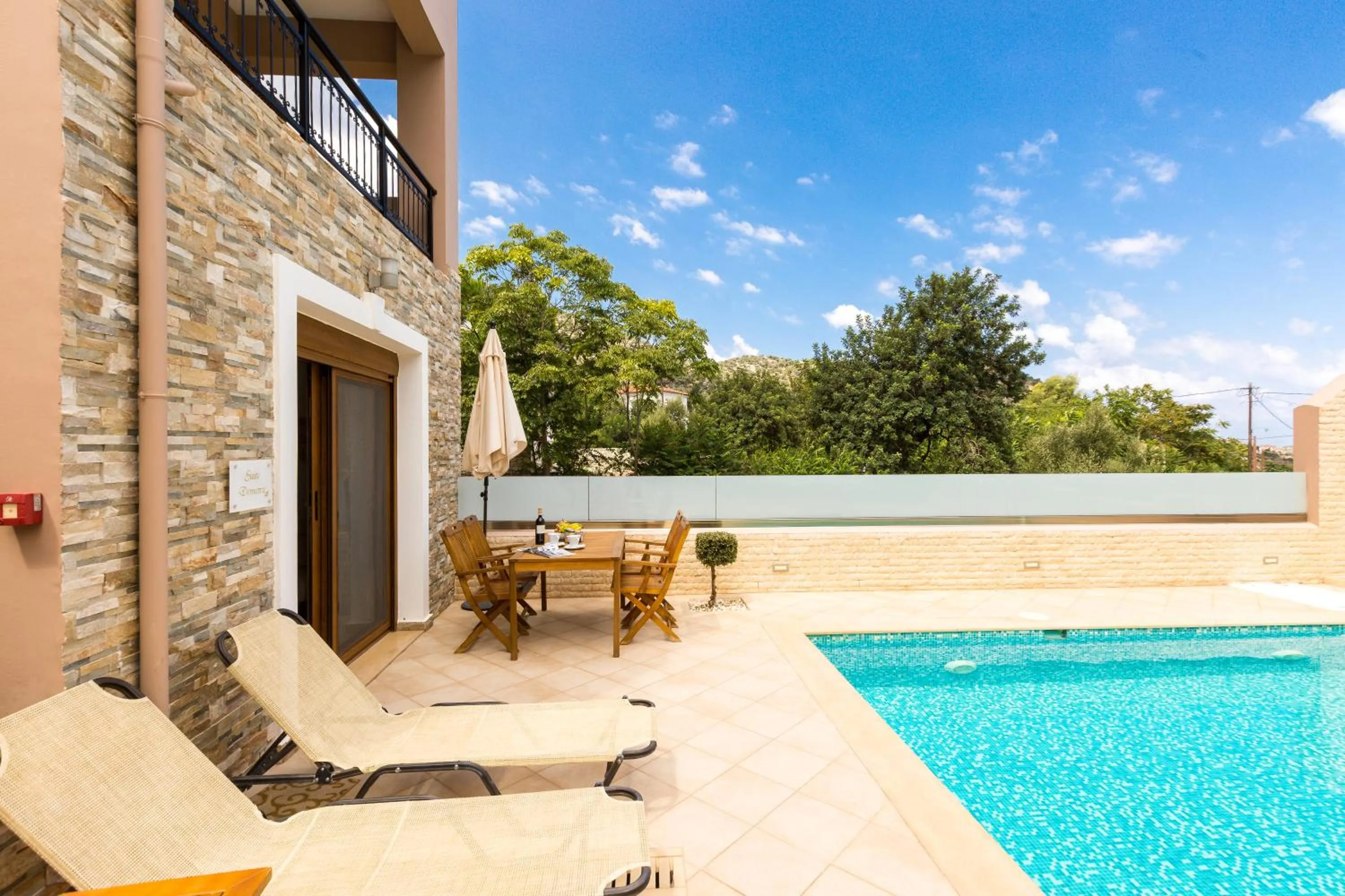 Swimming pool in Pantheon Villas & Suites