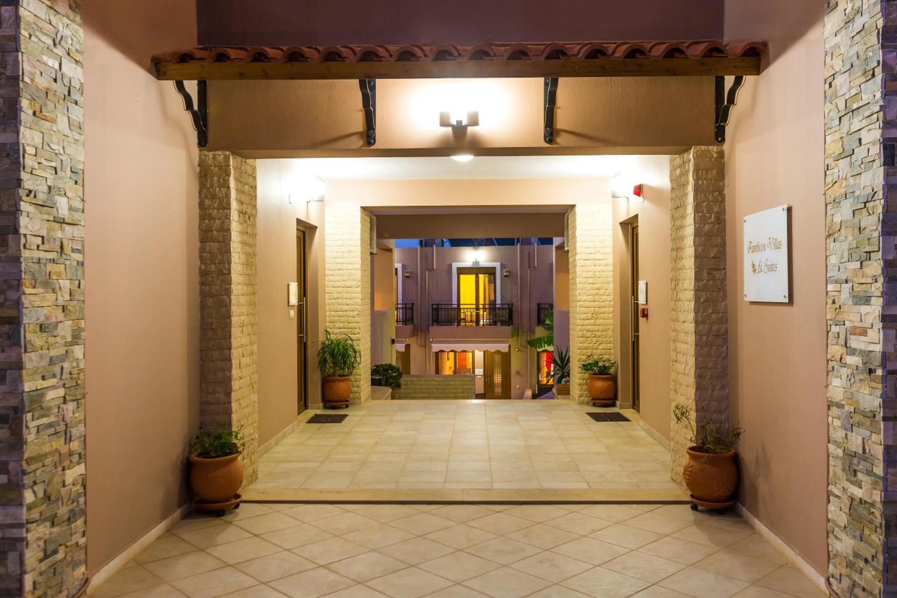 Facade/entrance in Pantheon Villas & Suites