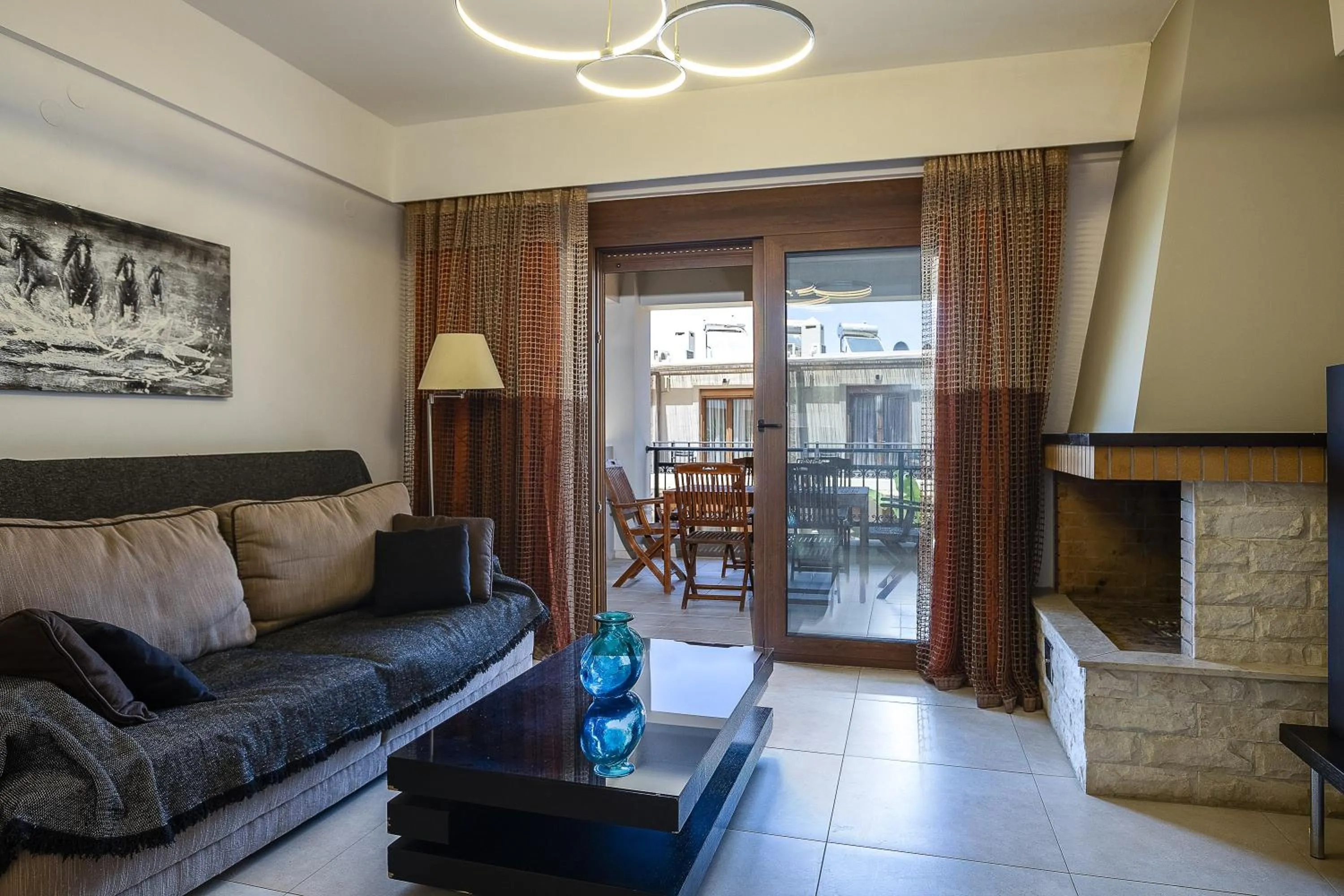 Living room in Pantheon Villas & Suites