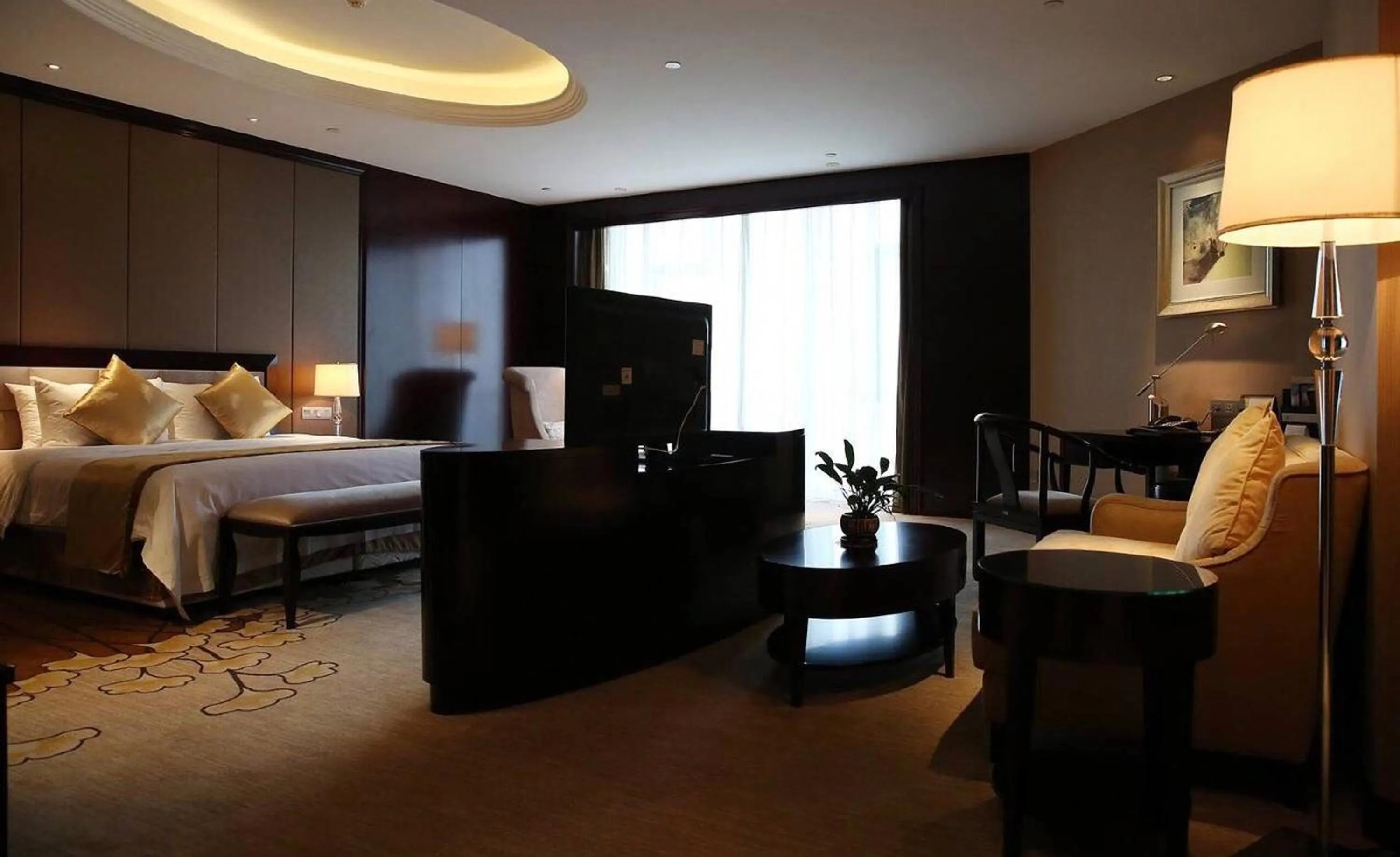 Bed in Jinling New Town Hotel Nanjing