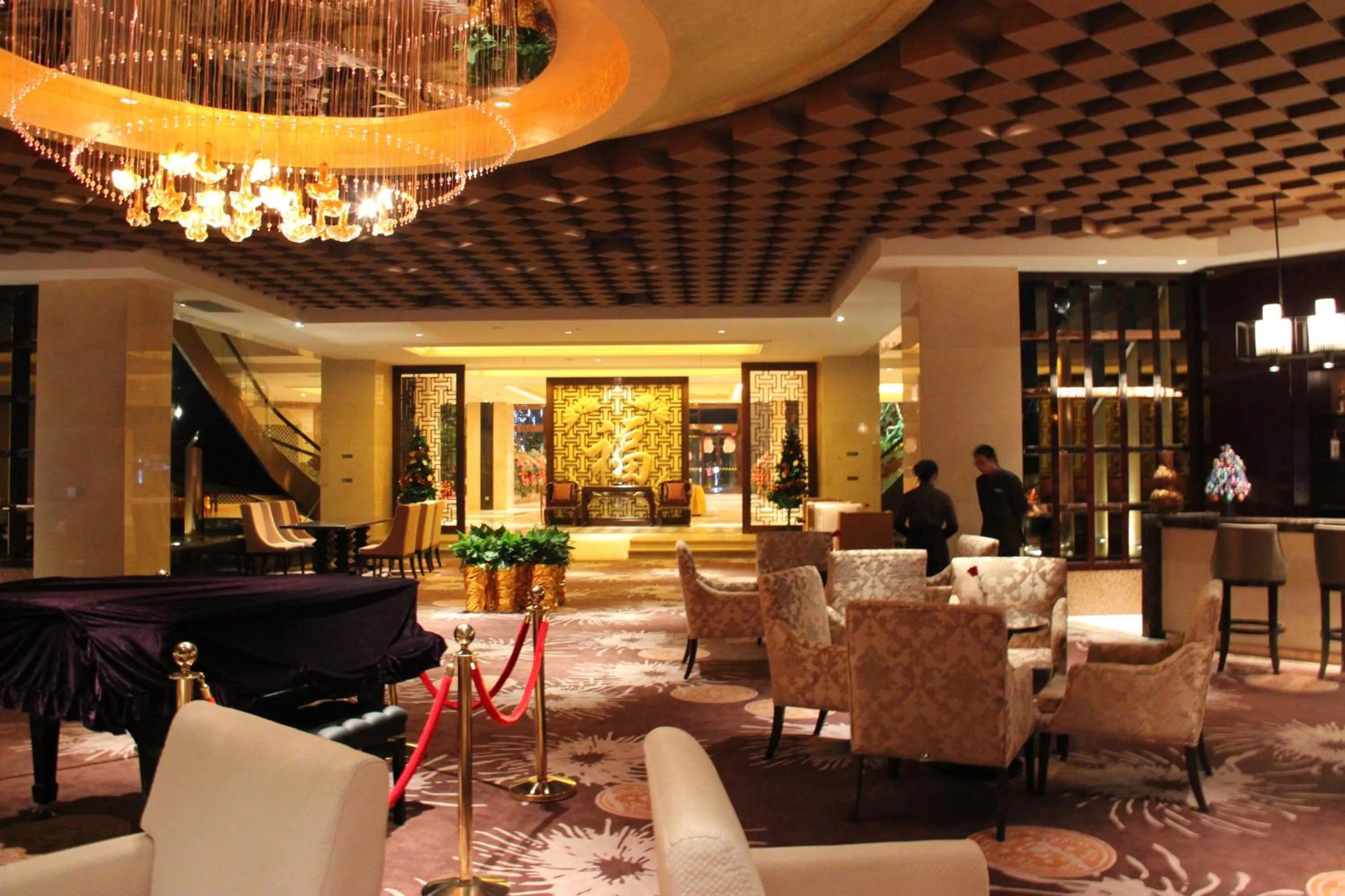 Lobby or reception in Jinling New Town Hotel Nanjing