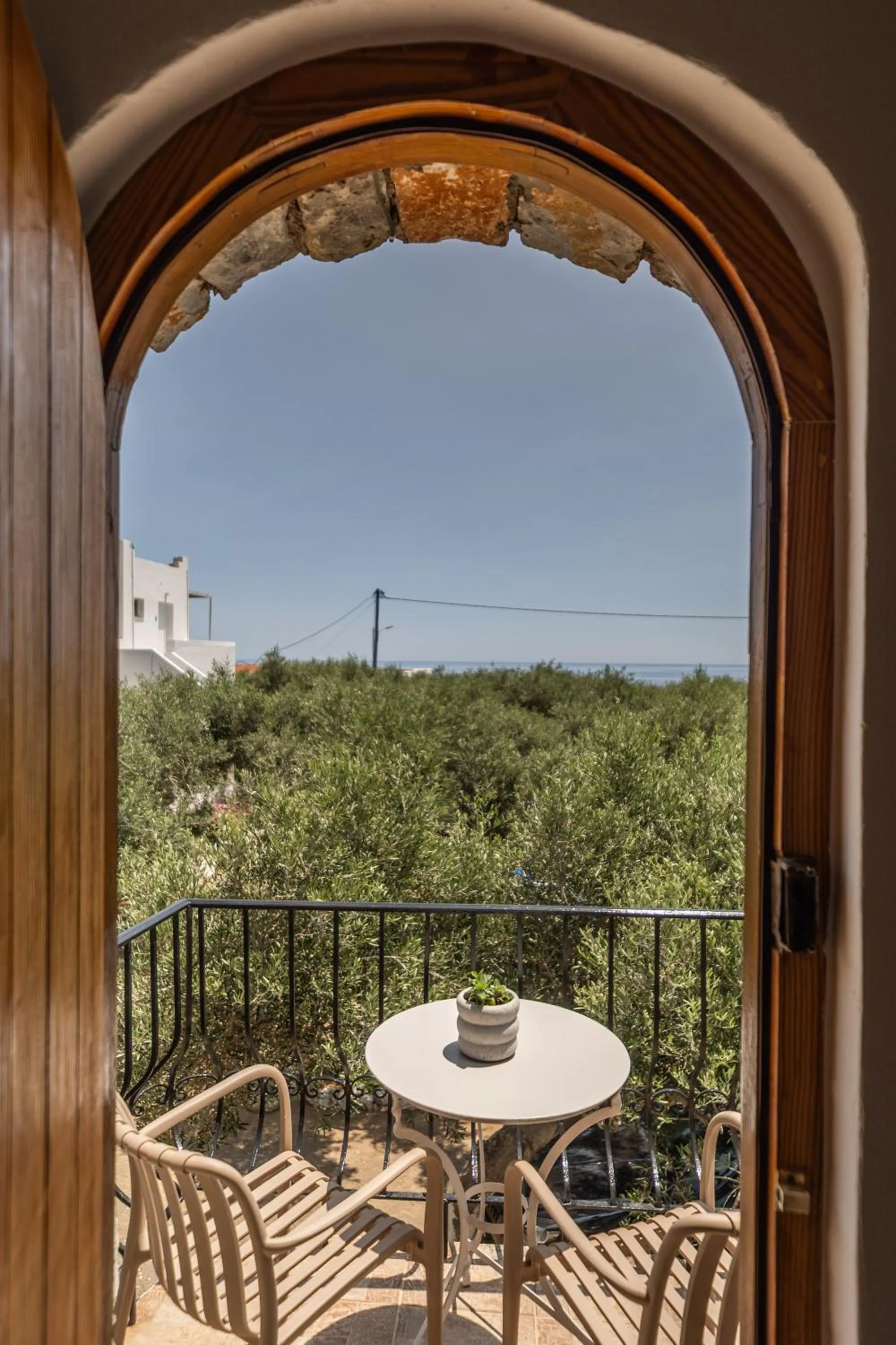 Patio in Fata Morgana Studios & Apartments