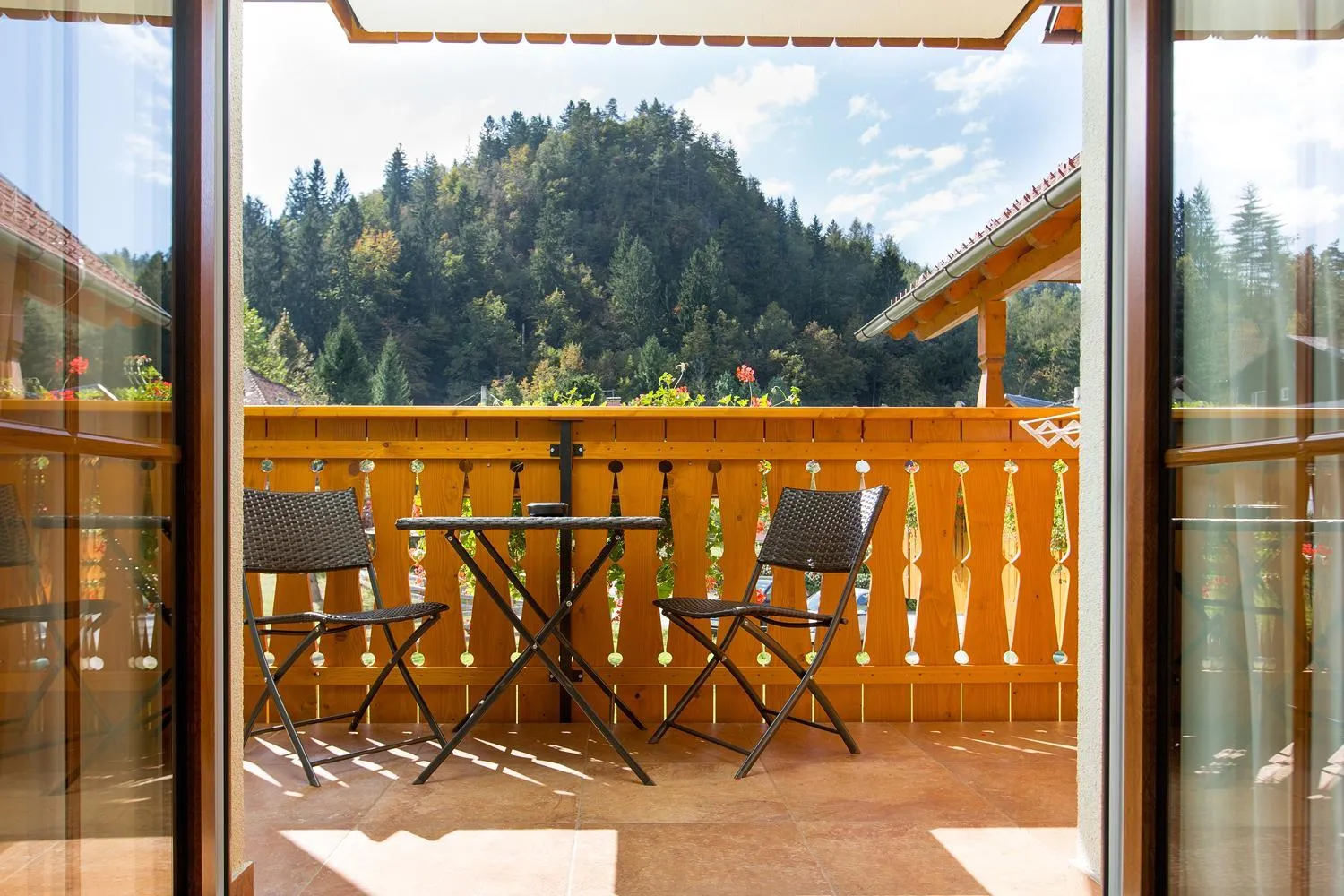 Balcony/Terrace in Penzion Kaps