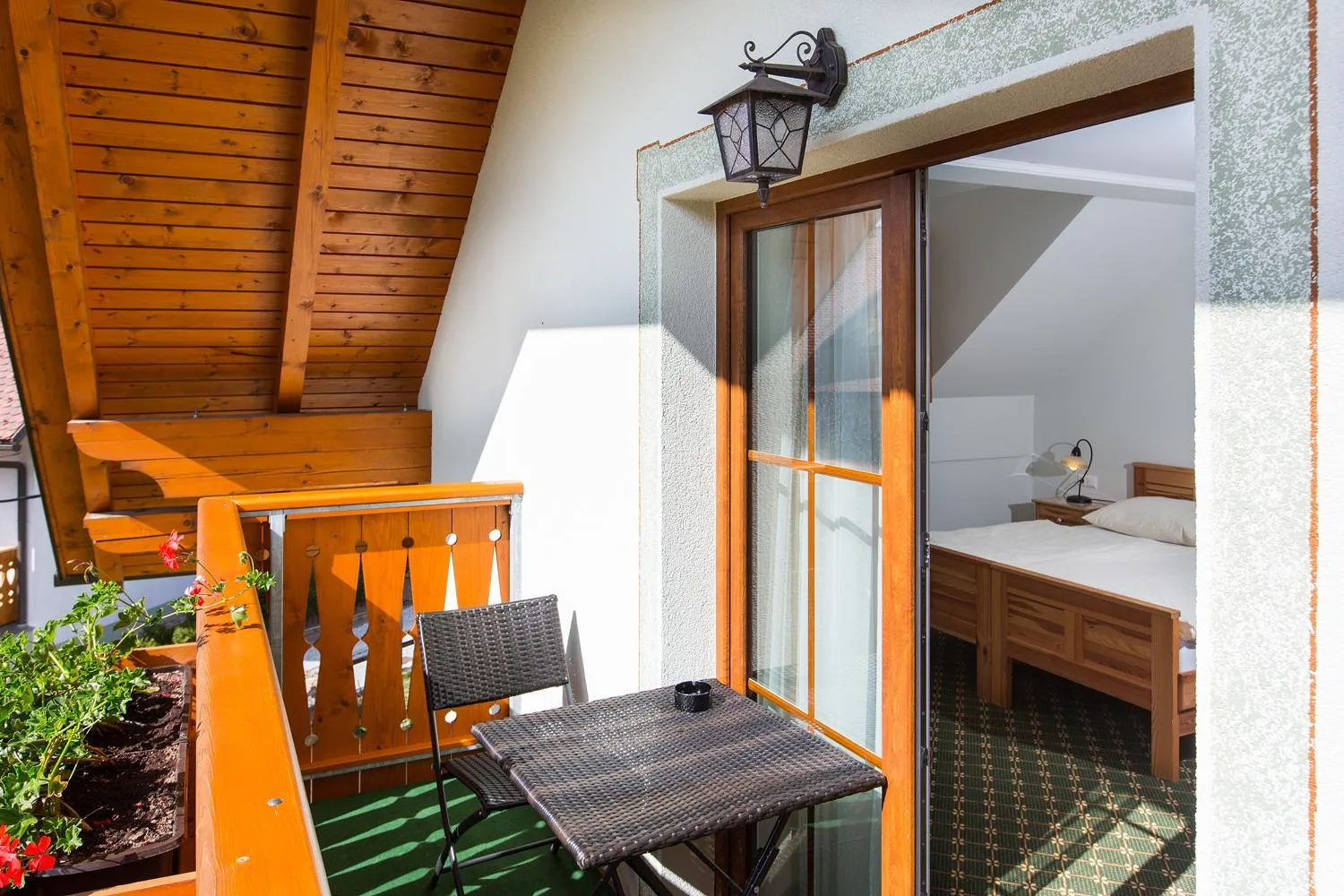 Balcony/Terrace in Penzion Kaps