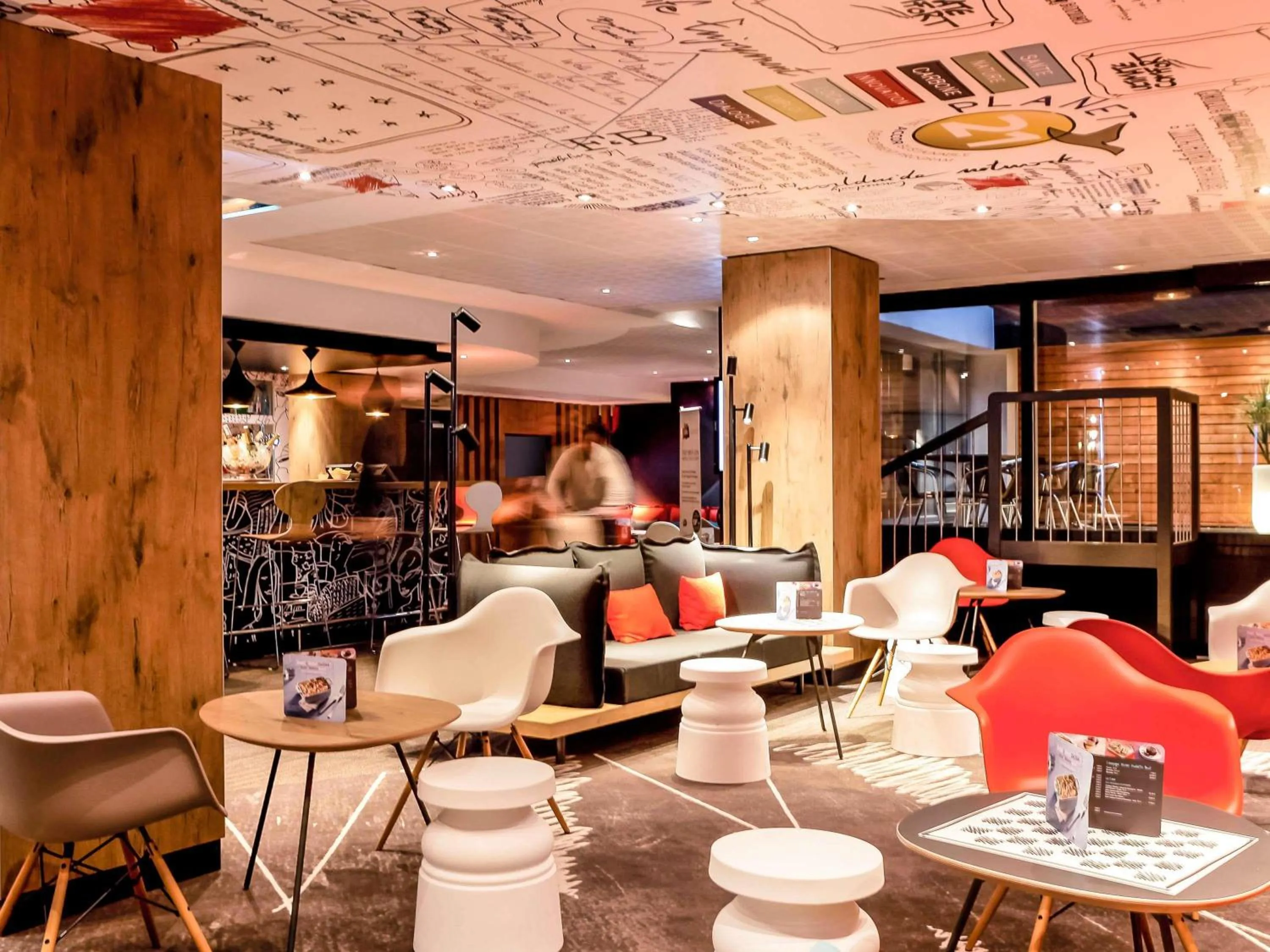 Lounge or bar in ibis Lyon Gare Part Dieu