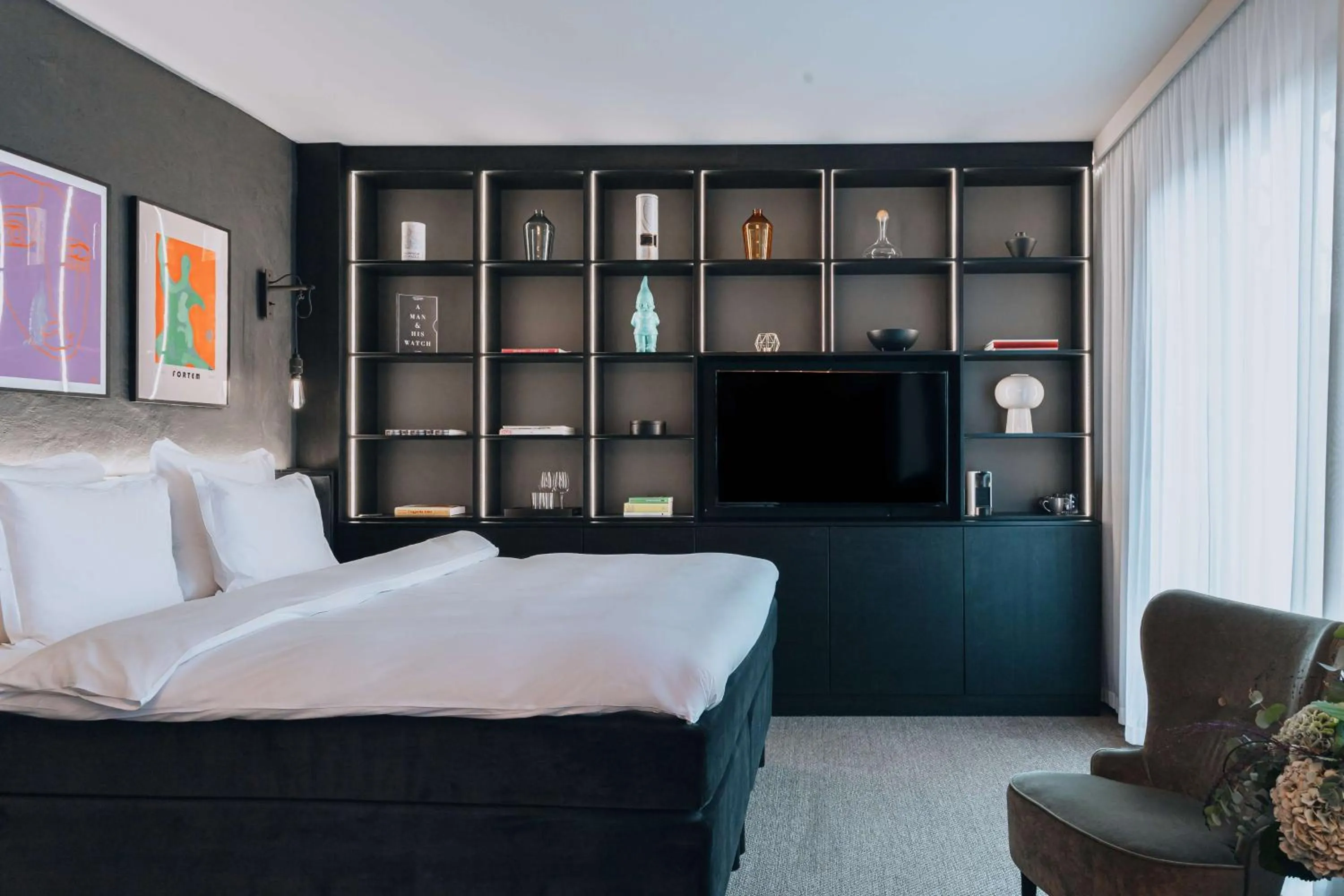 Bedroom, Bed in STORY HOTEL STOCKHOLM STUREPLAN, in JdV by Hyatt