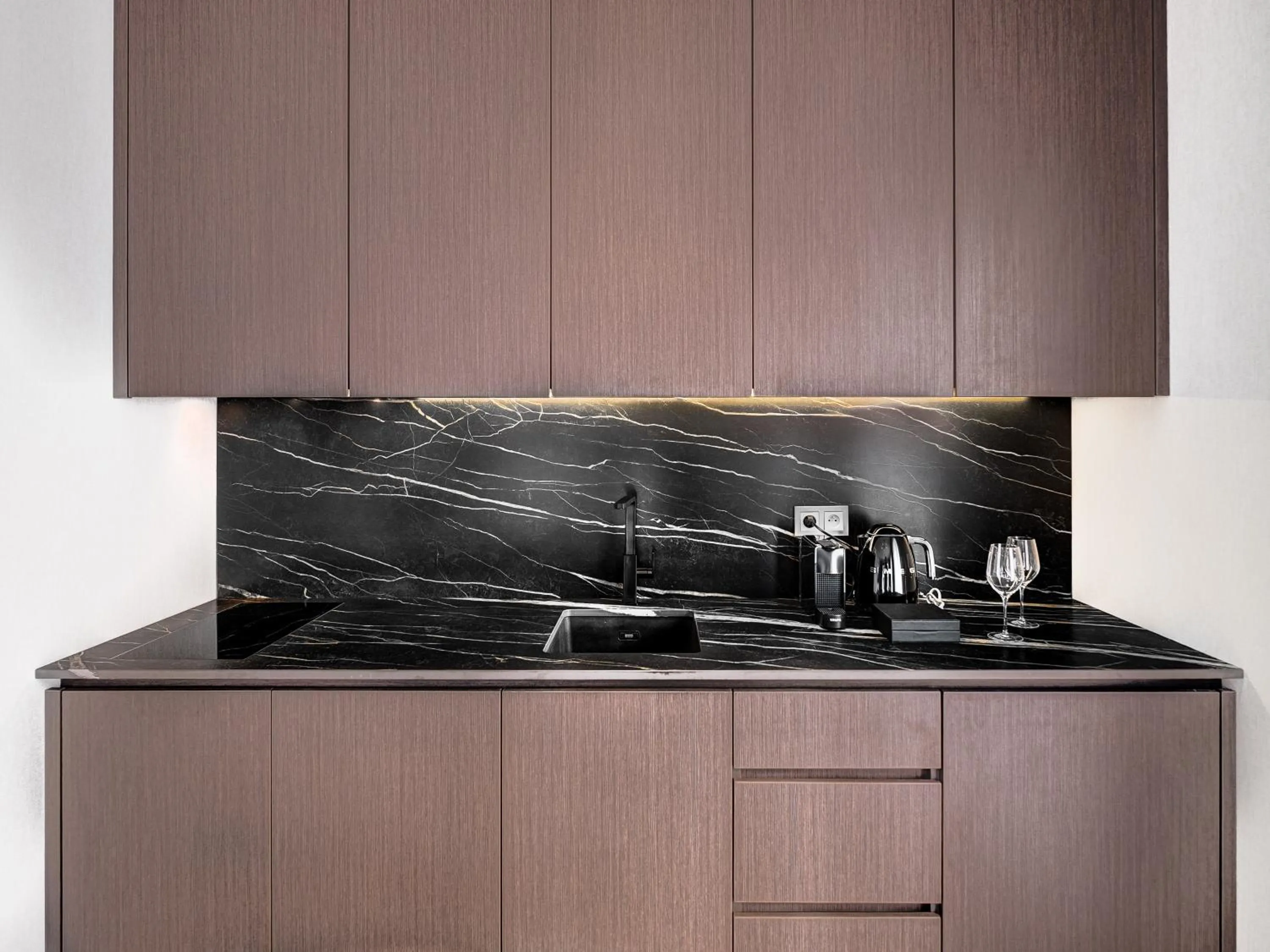 Kitchen or kitchenette in GrandHotel Tiffi