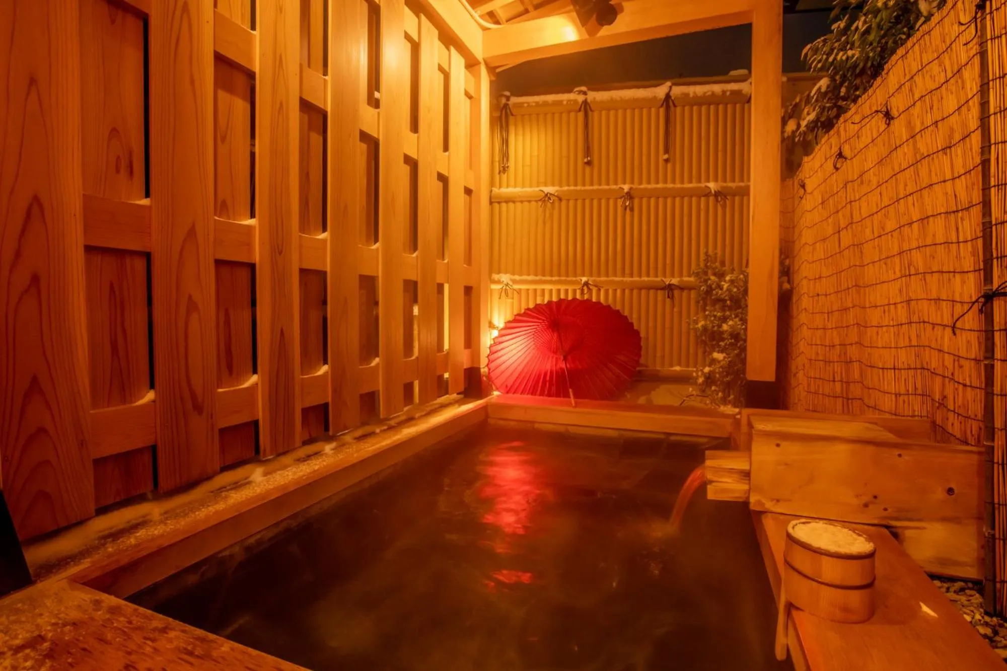 Open Air Bath in Ichinomatsu Japanese Modern Hotel