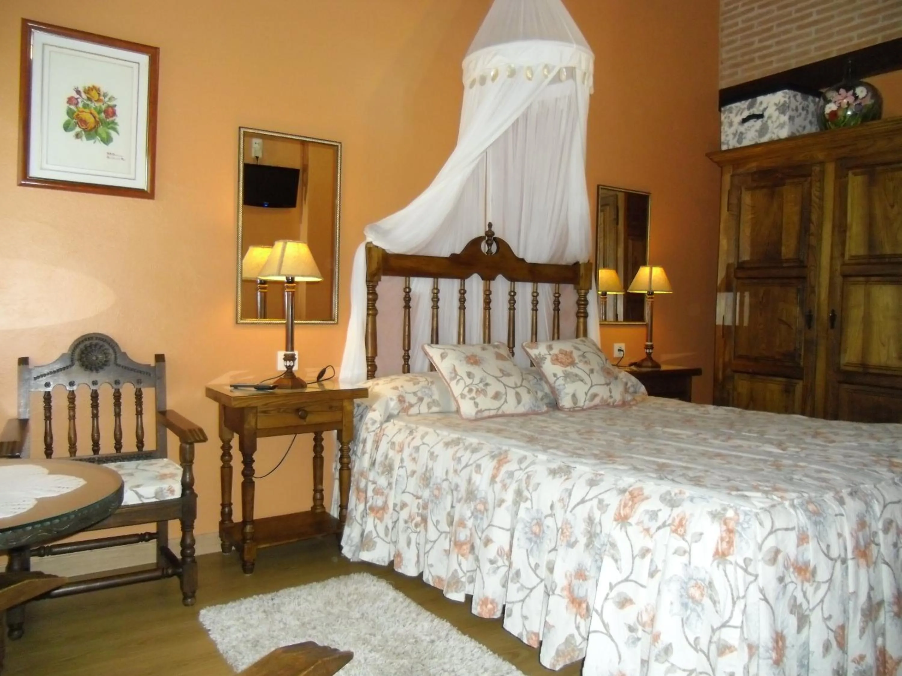 Bed in Posada Herrán