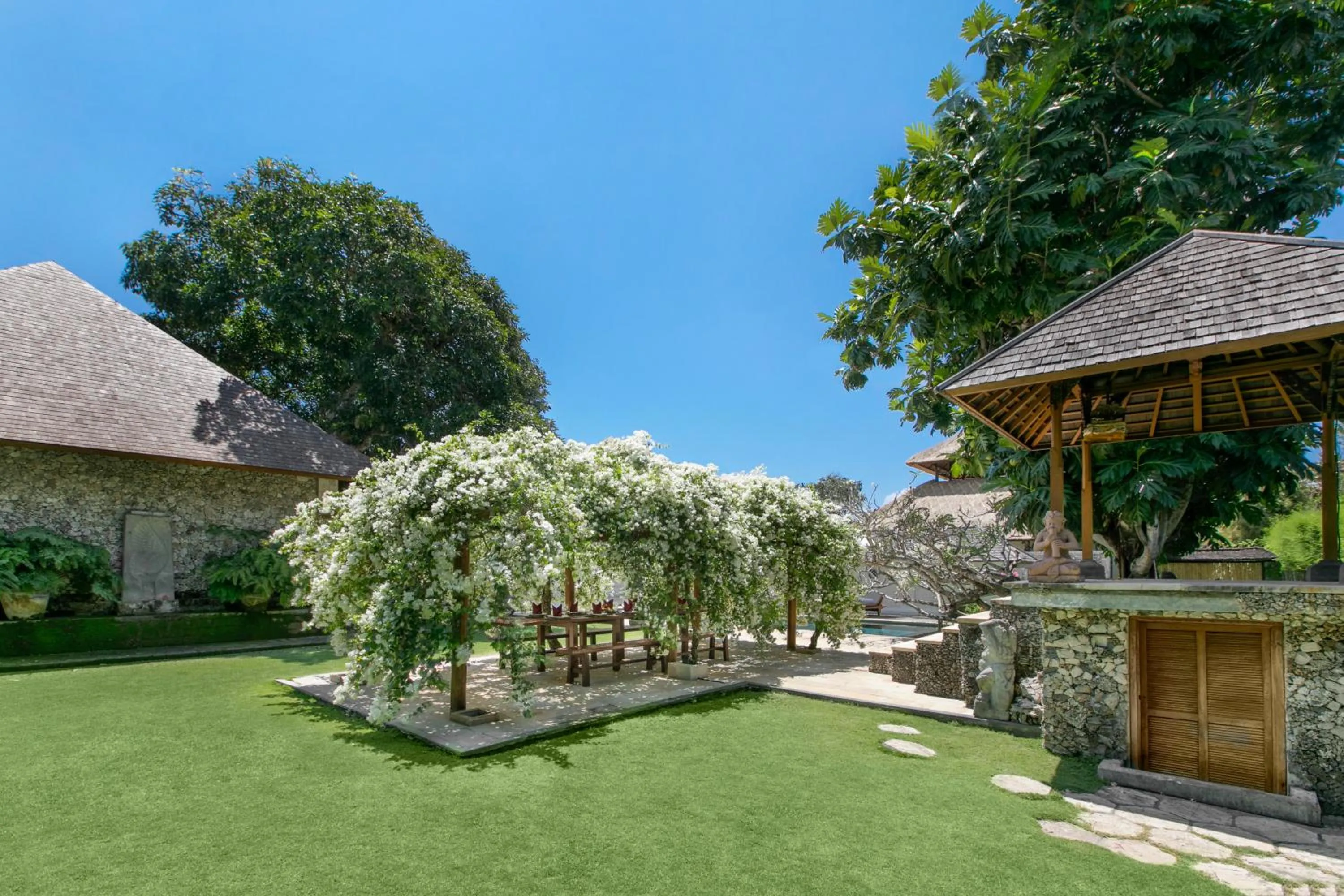 Garden in Villa Wantilan Putih