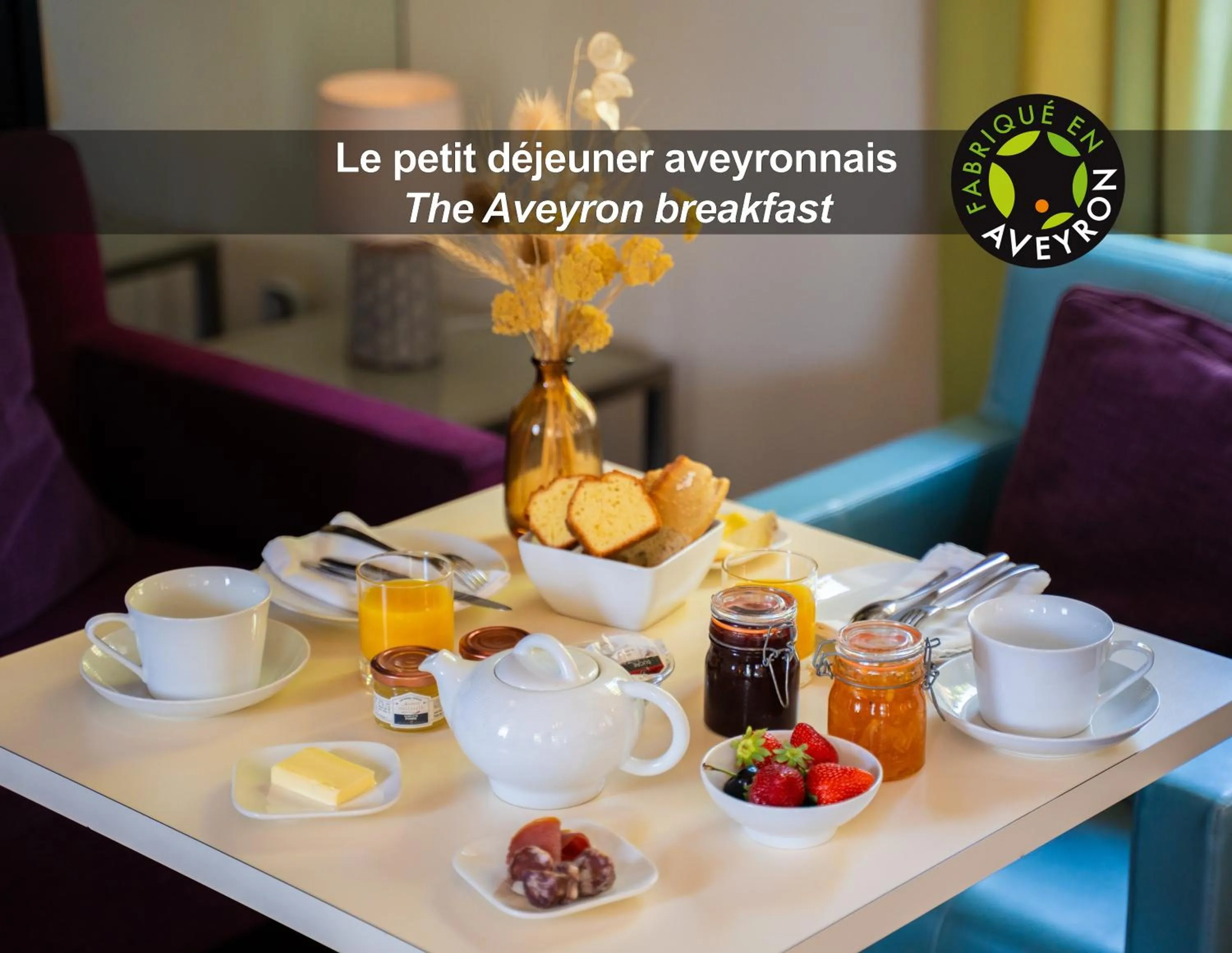 Breakfast in La Ferme de Bourran