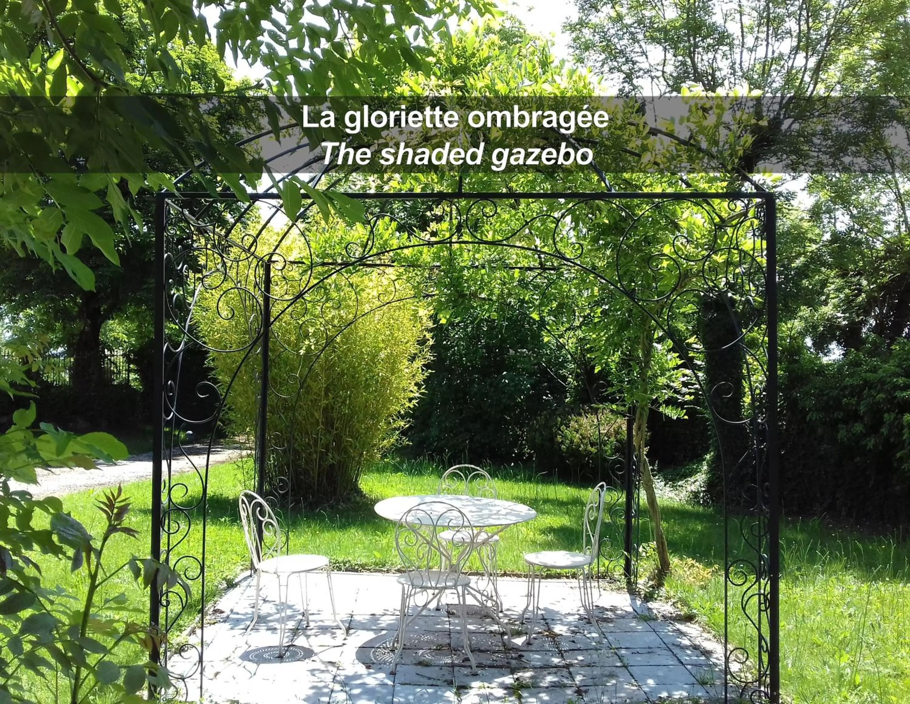 Garden in La Ferme de Bourran