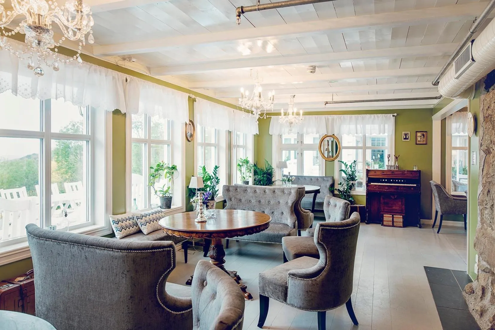 Lounge or bar in Haaheim Gaard