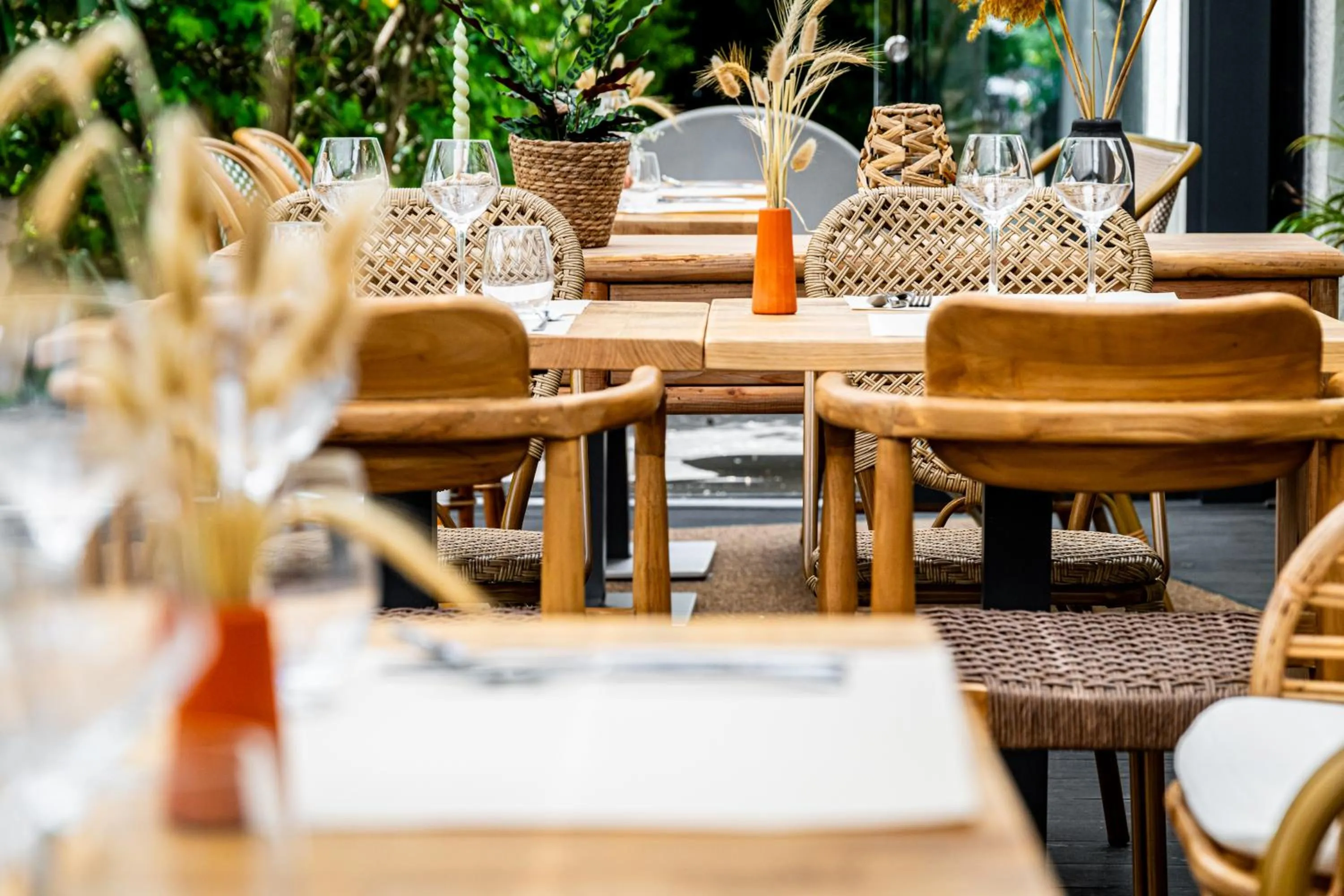 Patio in Mercure Beaune Centre