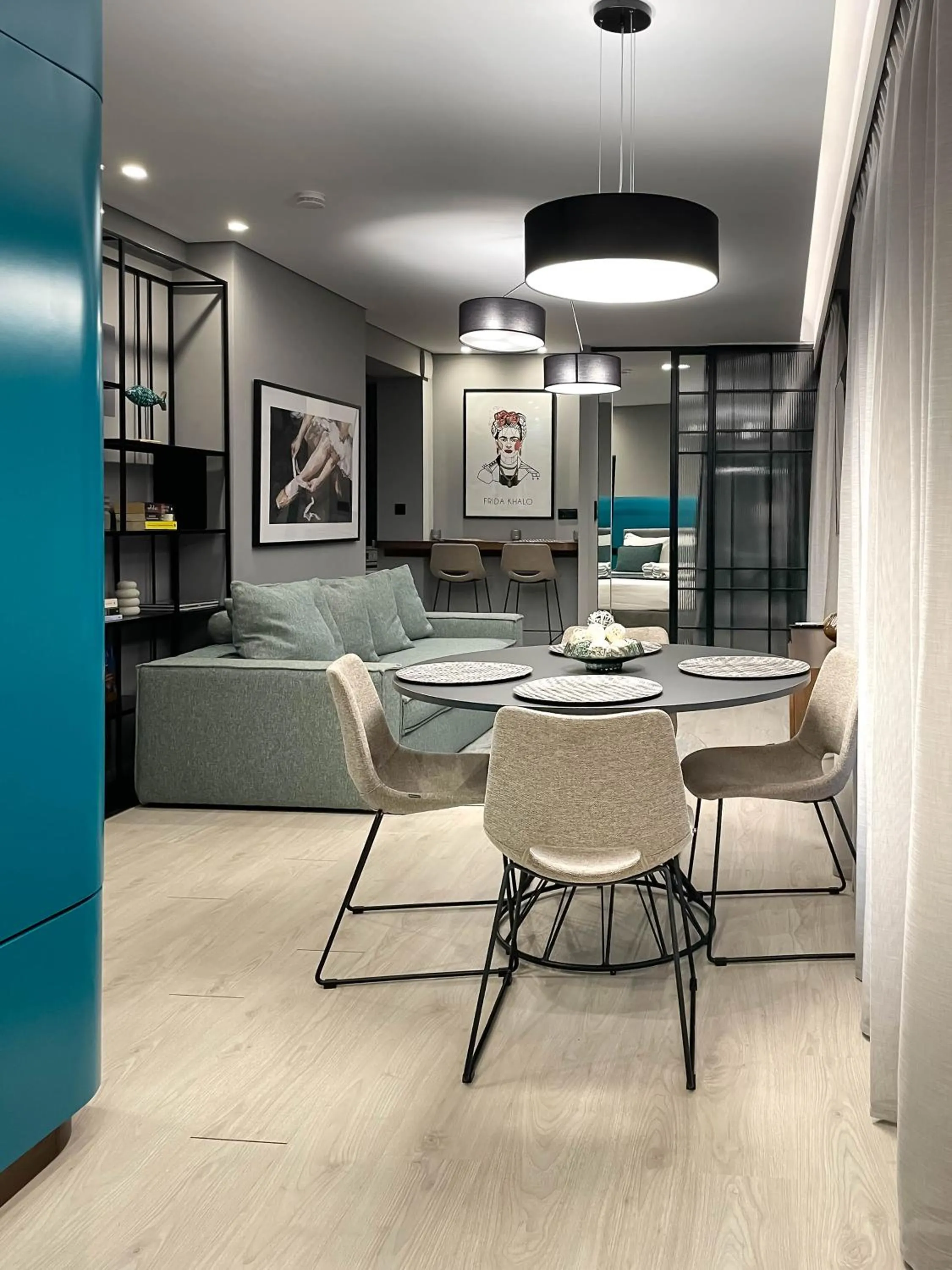 Living room in Evripidou Suites