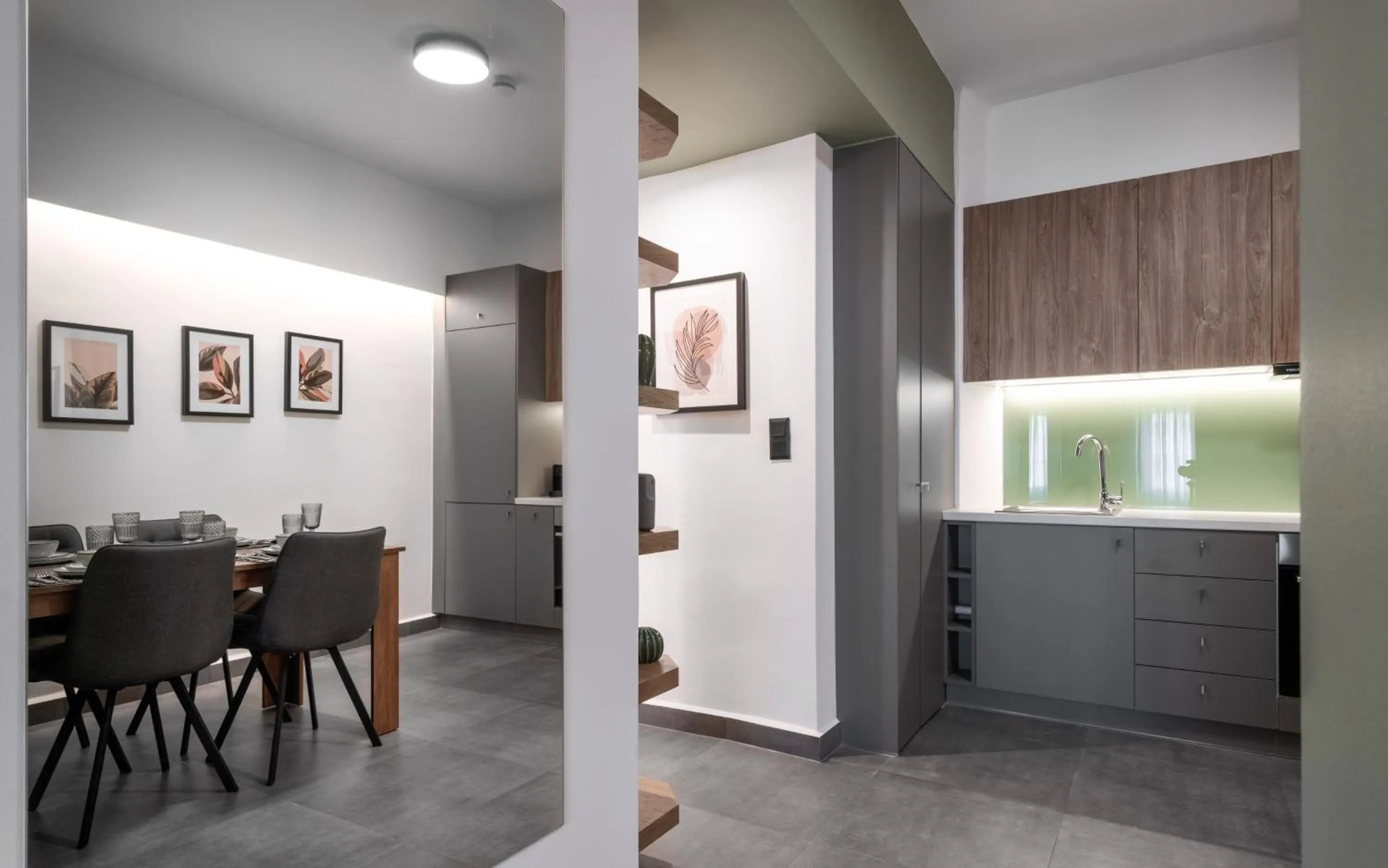 Kitchen or kitchenette in Evripidou Suites