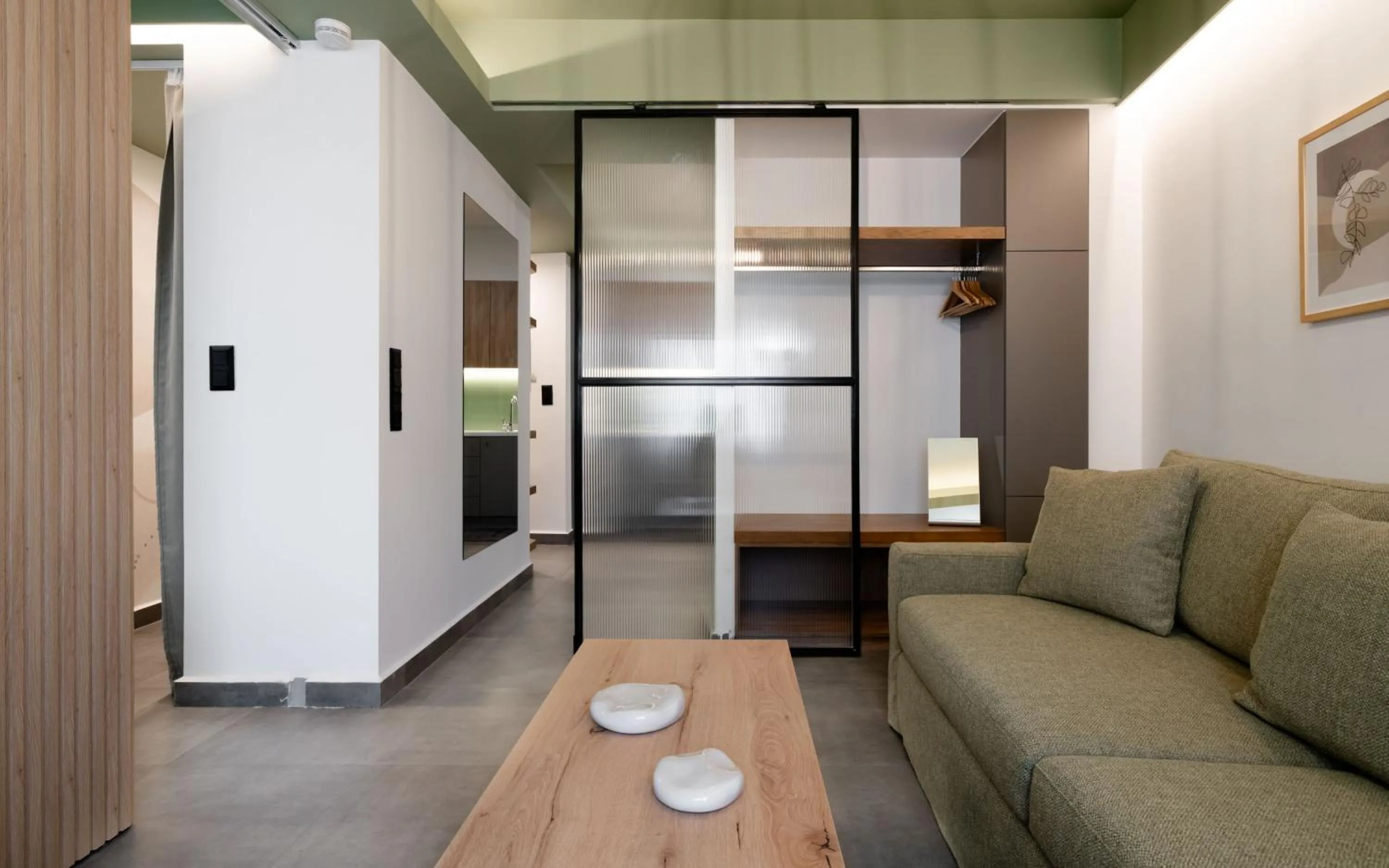 Living room in Evripidou Suites