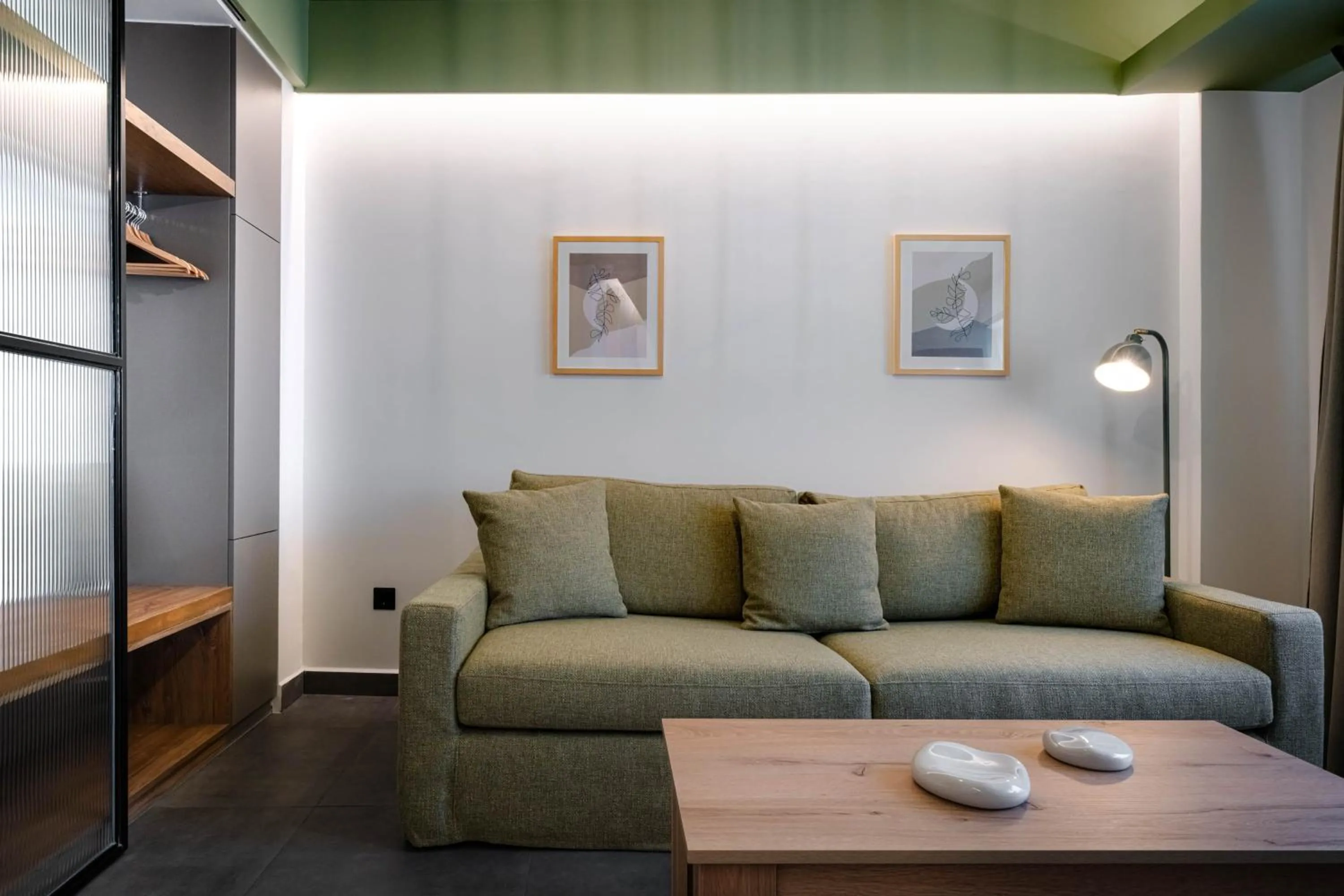 Living room in Evripidou Suites