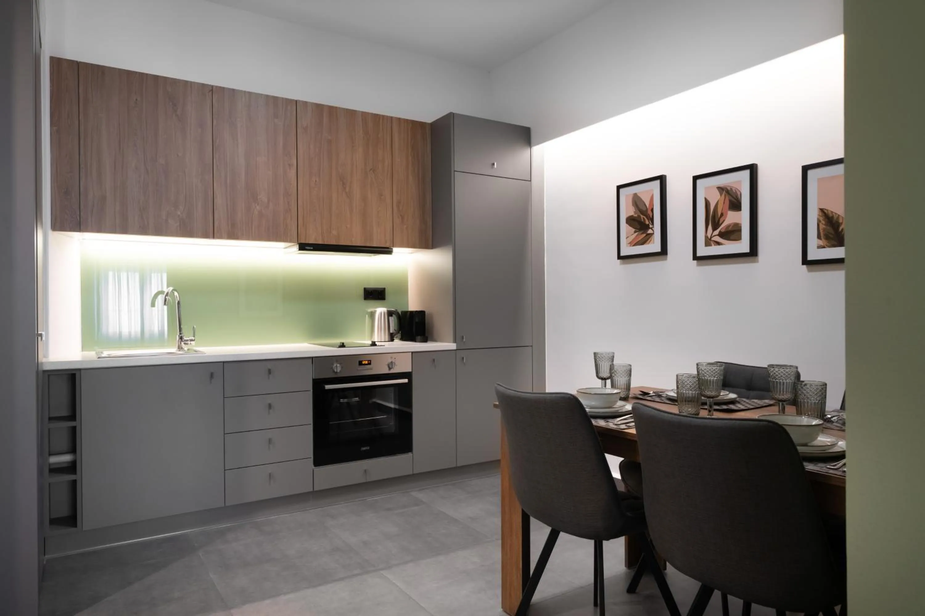 Kitchen or kitchenette in Evripidou Suites
