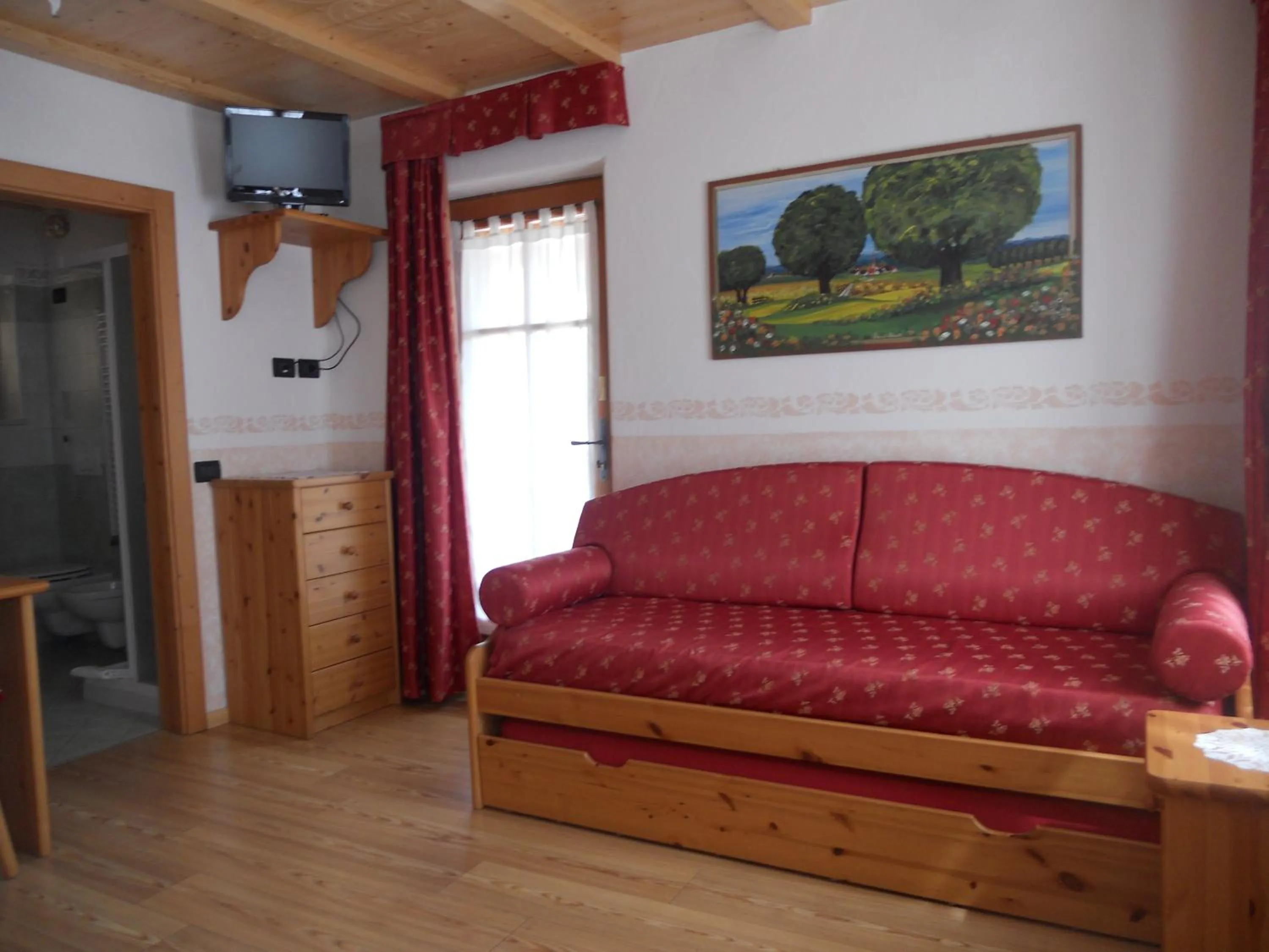 Seating area in Hotel Garnì Salvanel