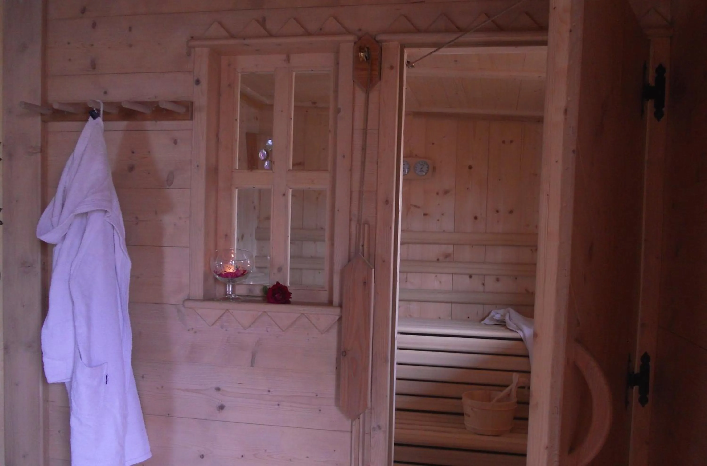 Sauna in Hotel Garnì Salvanel