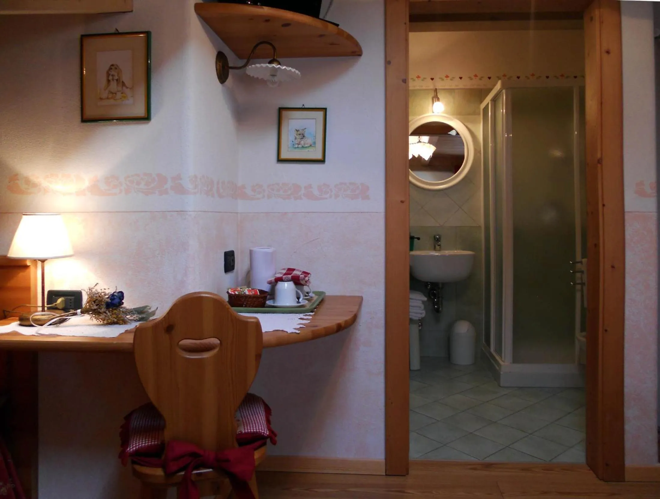 Decorative detail in Hotel Garnì Salvanel