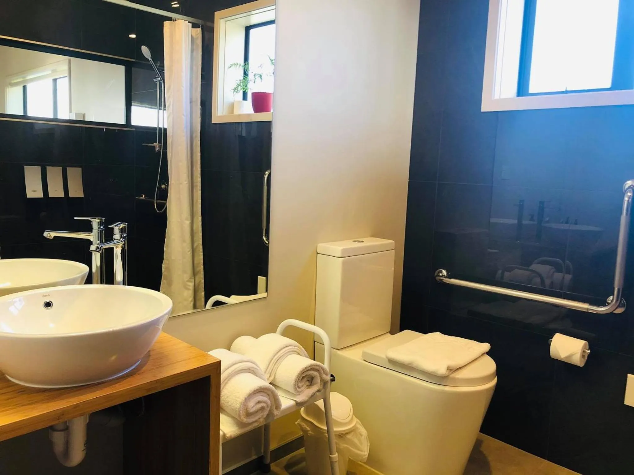 Toilet in Chalets at Okurukuru