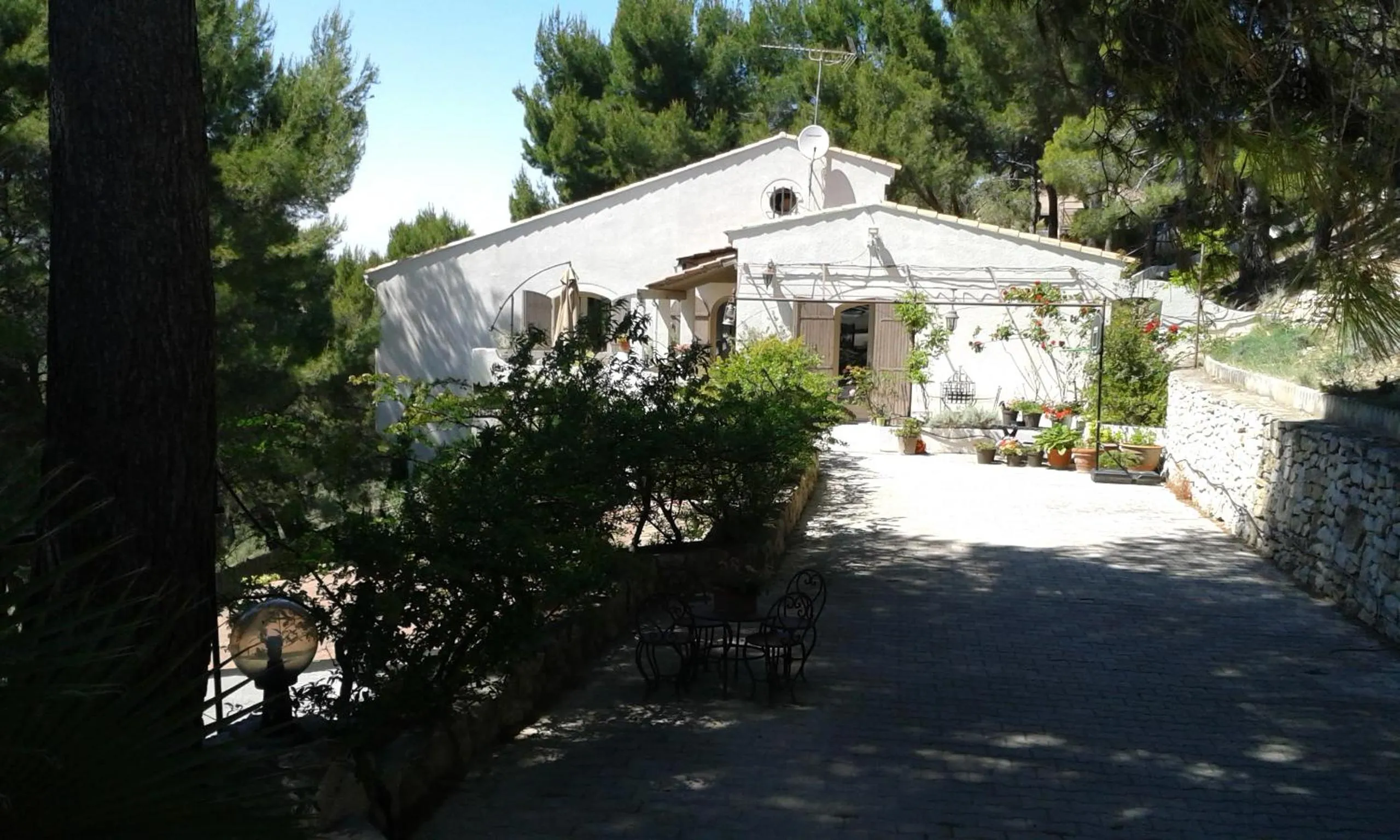 View (from property/room) in Le Mas des Roches à Velaux