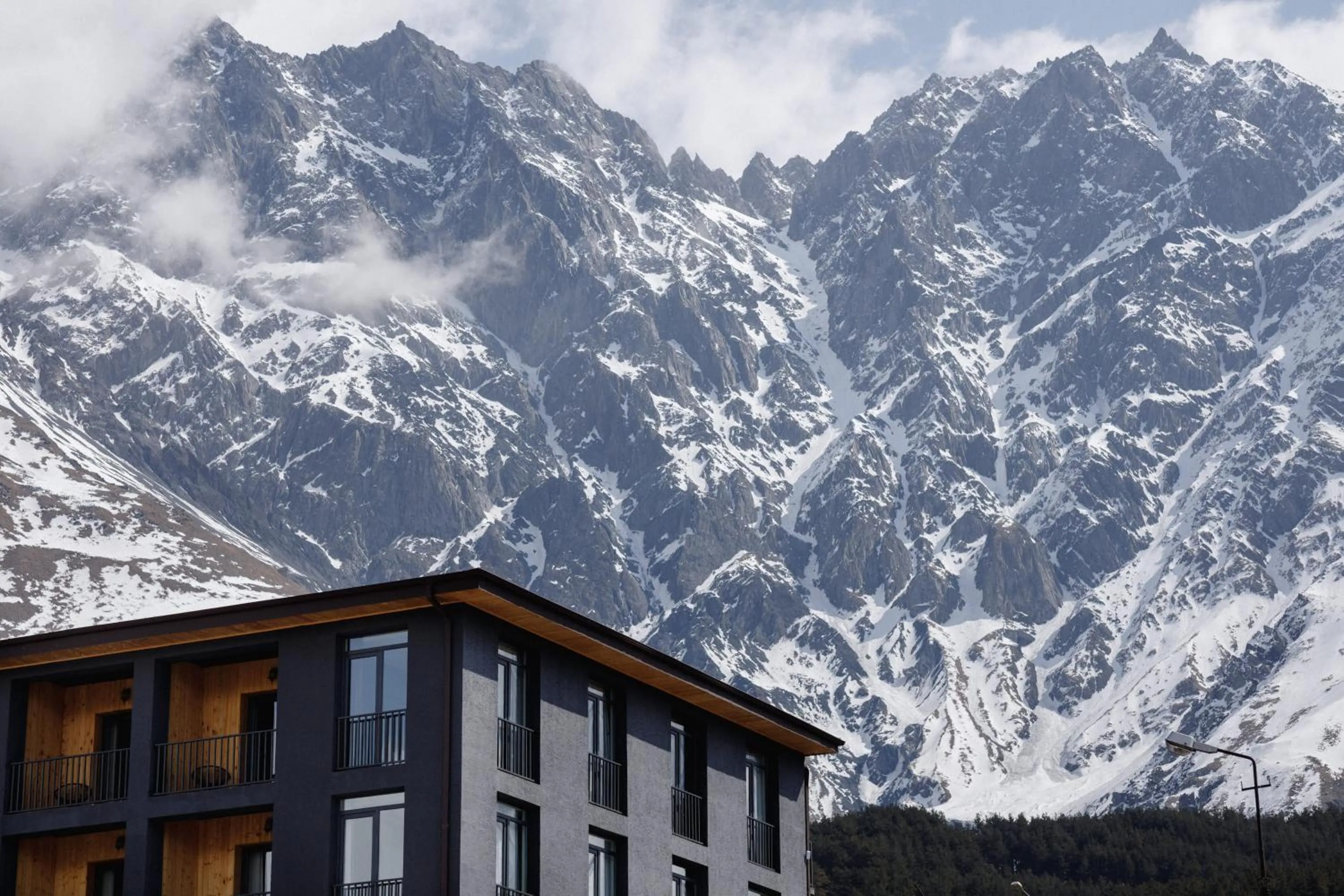 Mountain view in Intourist Kazbegi