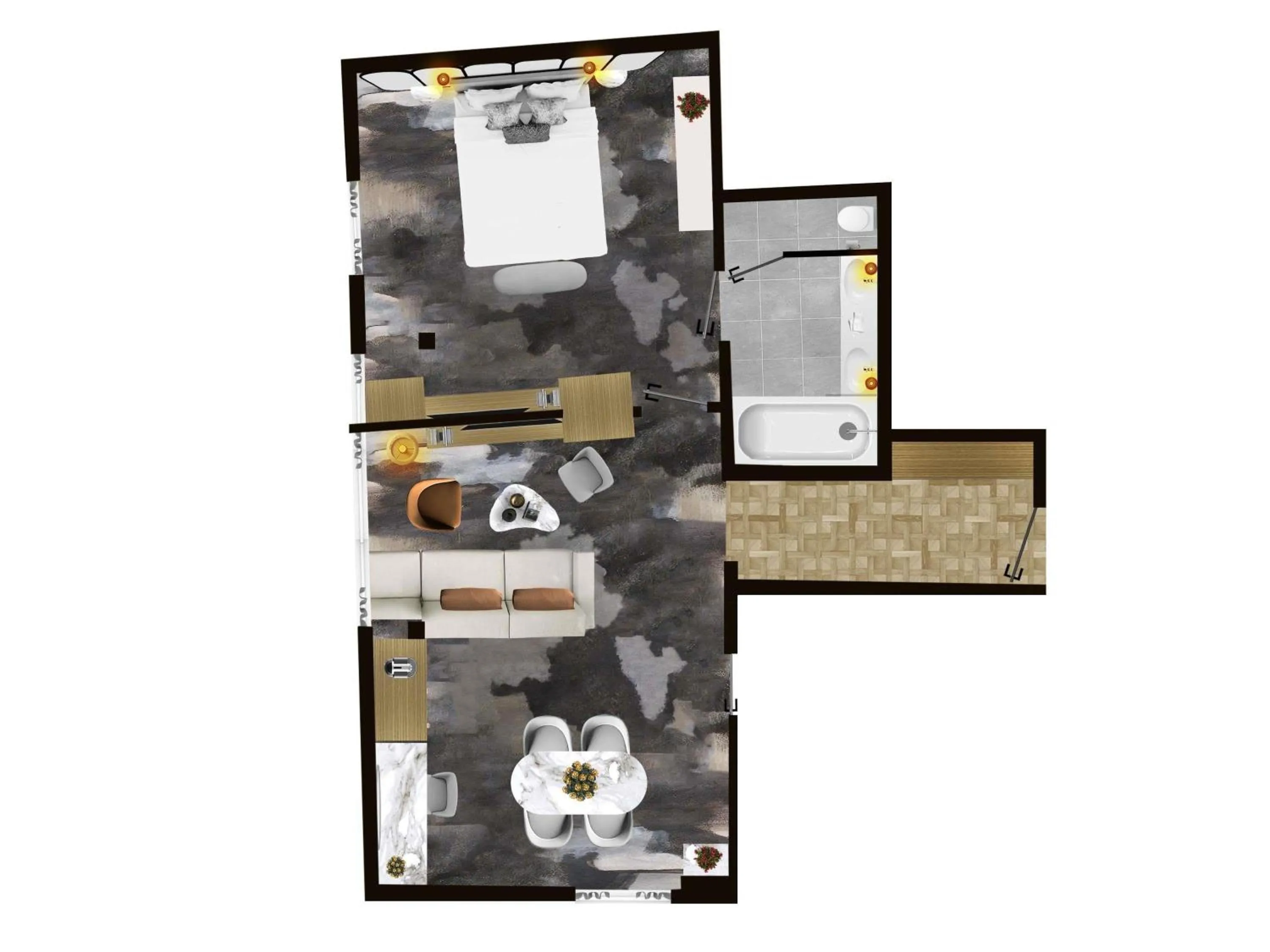 Bedroom in Sofitel Paris Baltimore Tour Eiffel