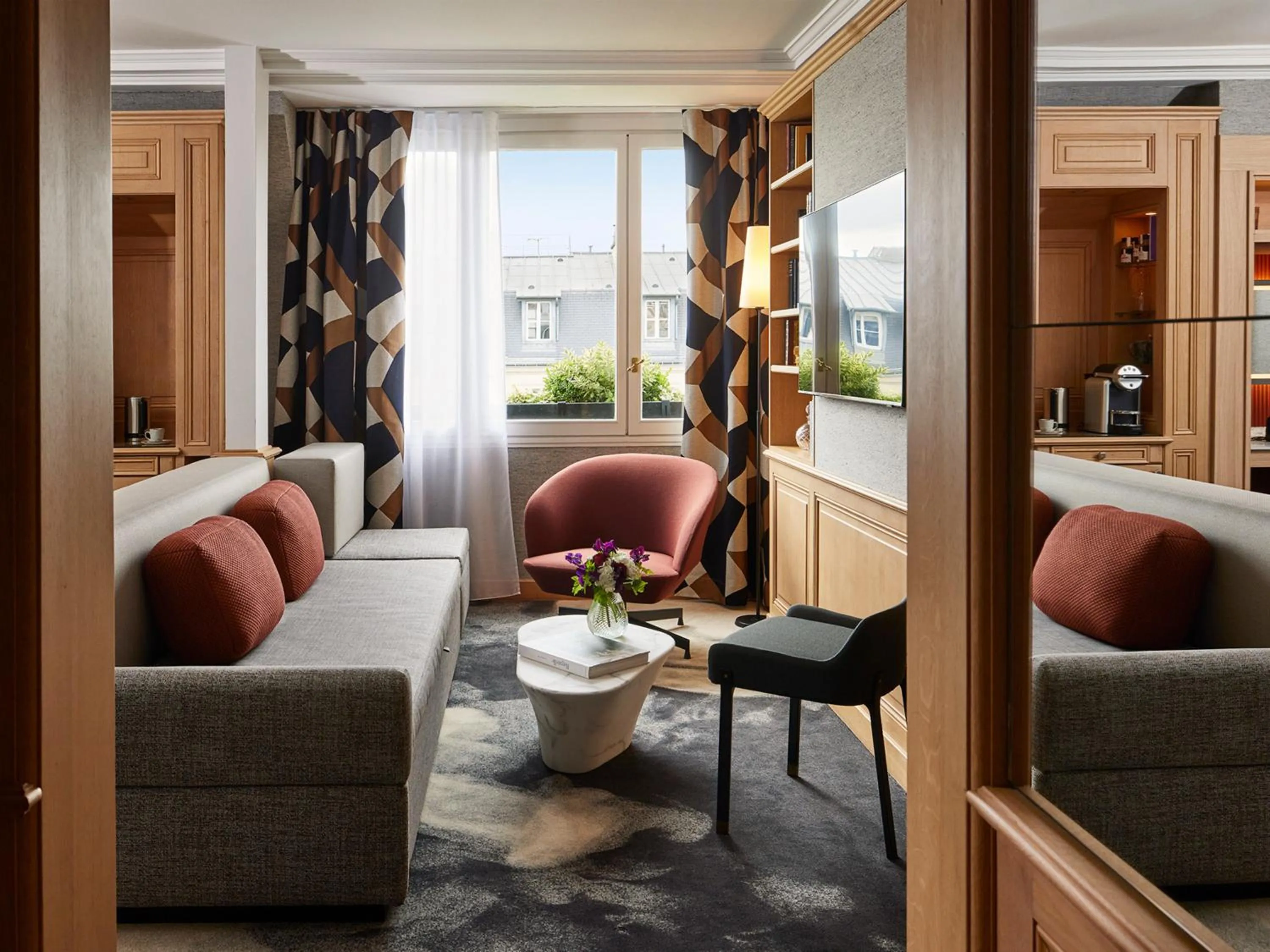 Bedroom in Sofitel Paris Baltimore Tour Eiffel