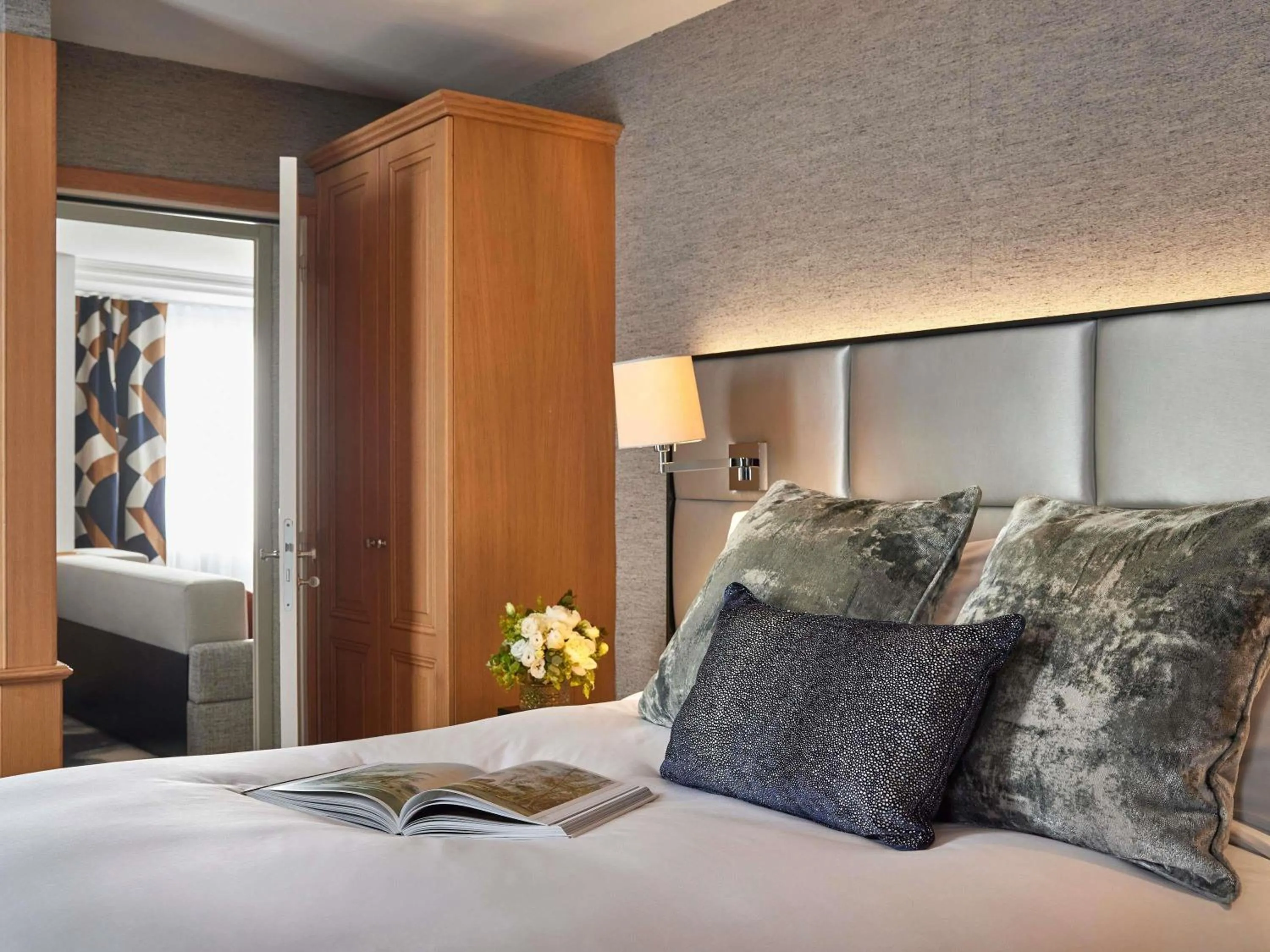 Bedroom, Bed in Sofitel Paris Baltimore Tour Eiffel