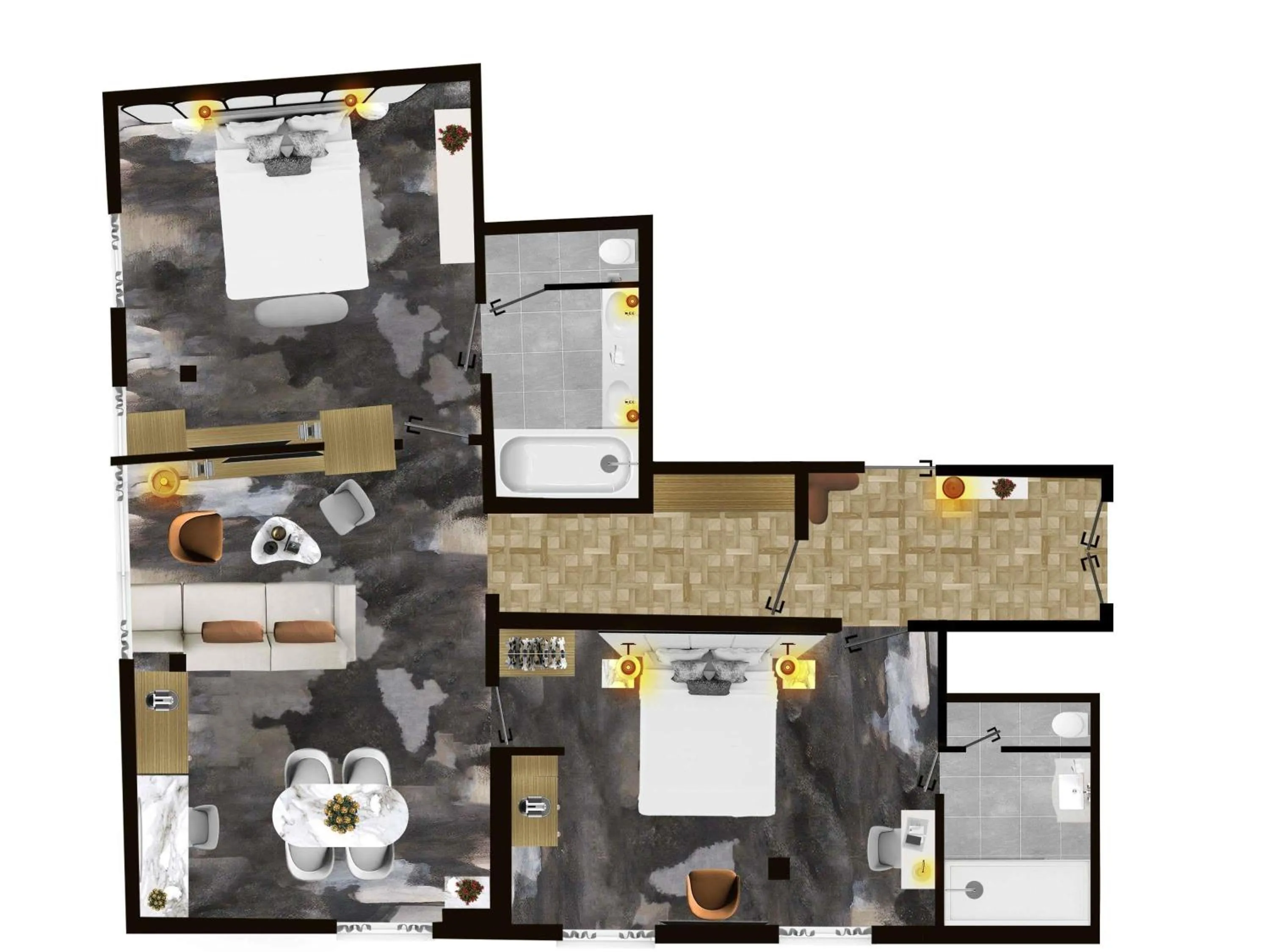 Bedroom in Sofitel Paris Baltimore Tour Eiffel