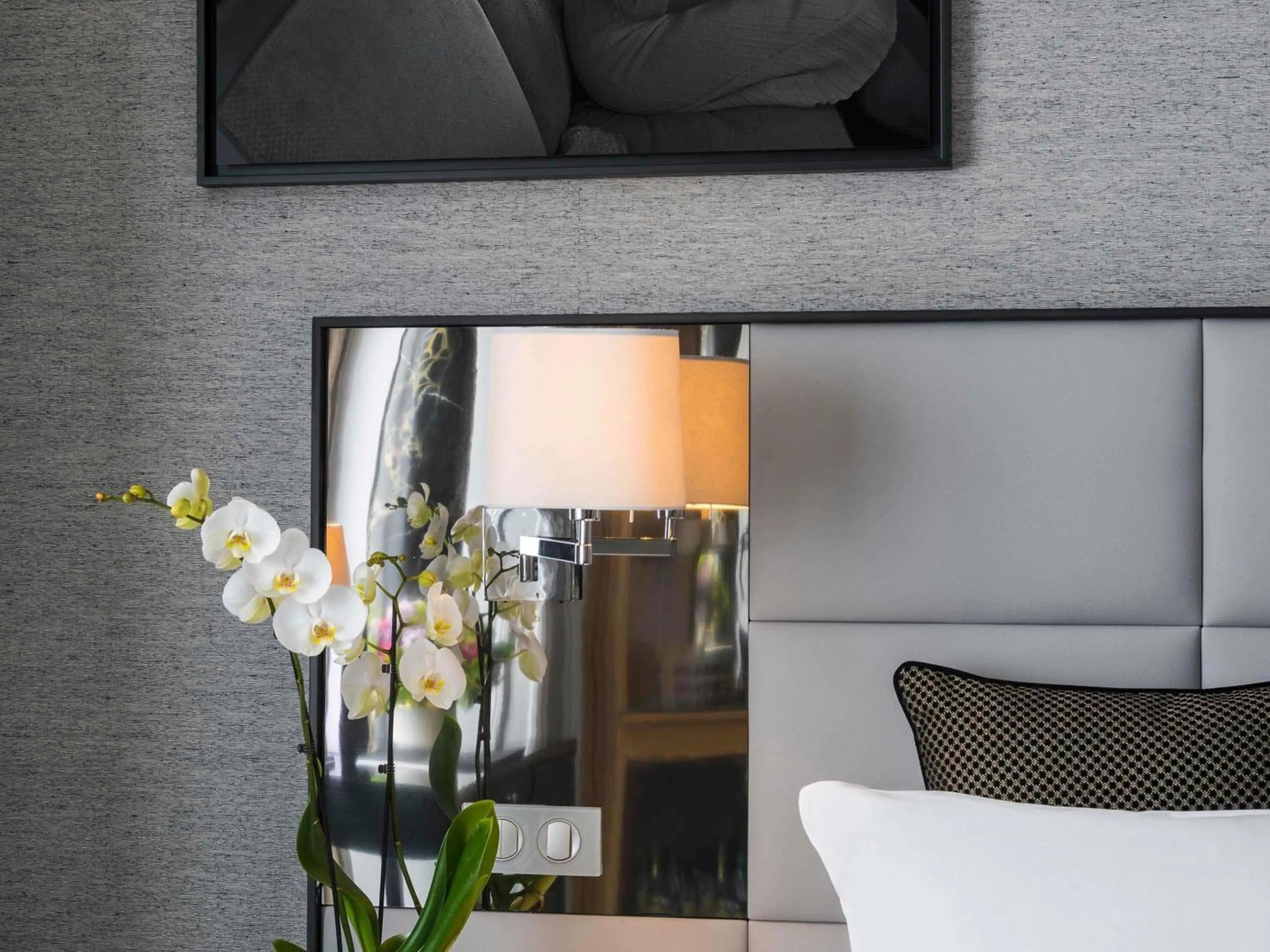 Bedroom, Bed in Sofitel Paris Baltimore Tour Eiffel