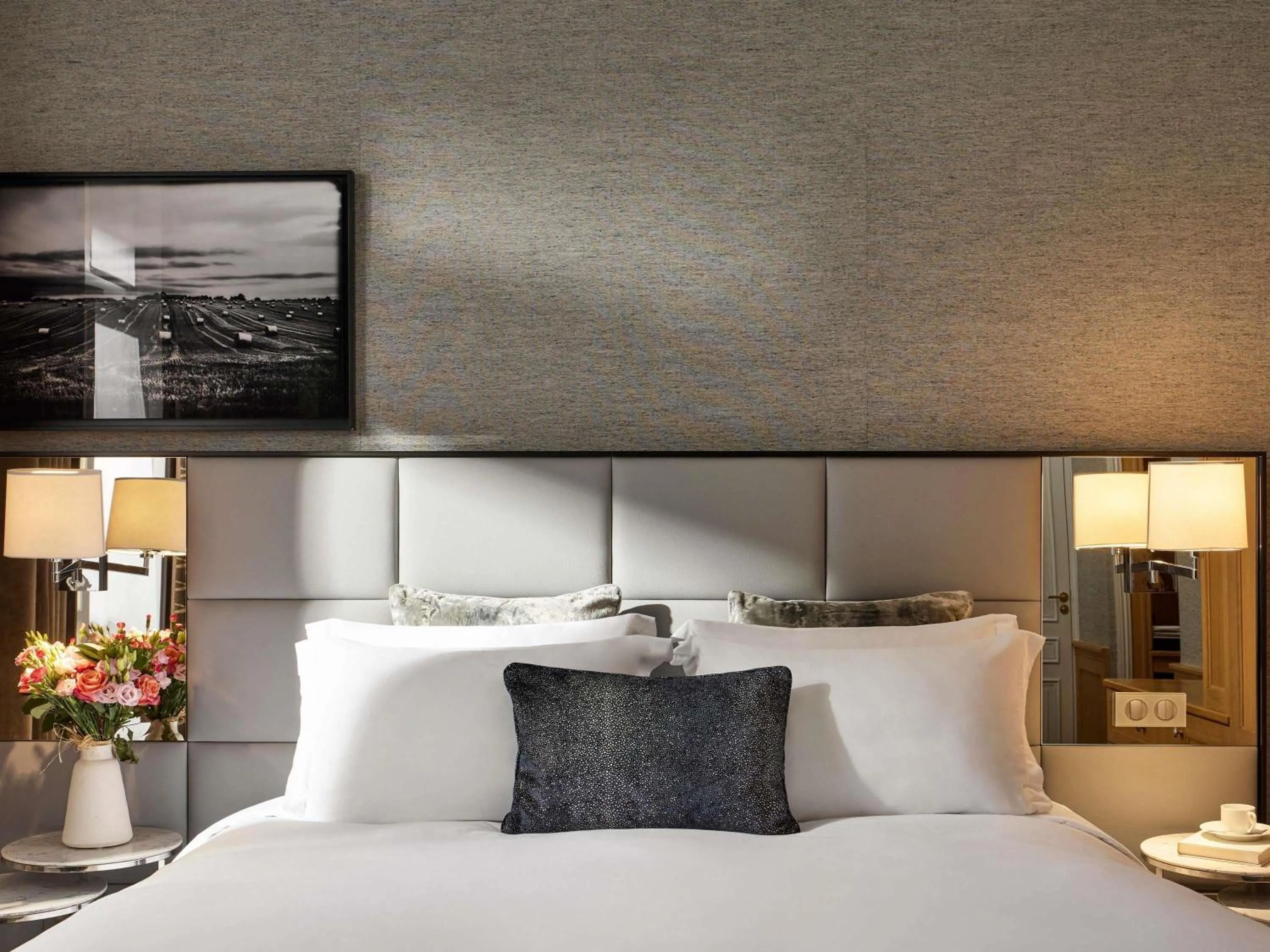 Bedroom, Bed in Sofitel Paris Baltimore Tour Eiffel