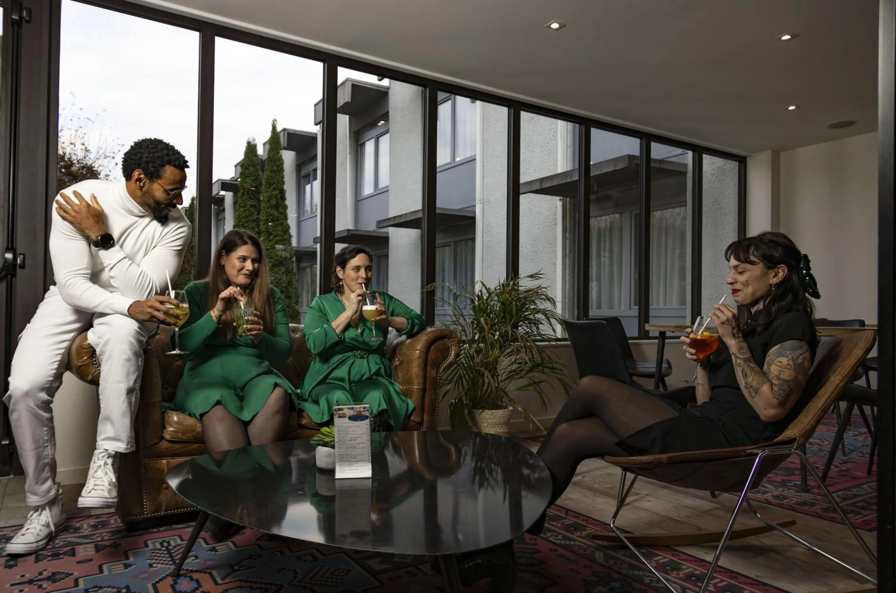 Lounge or bar in Campanile Troyes Nord - Barberey