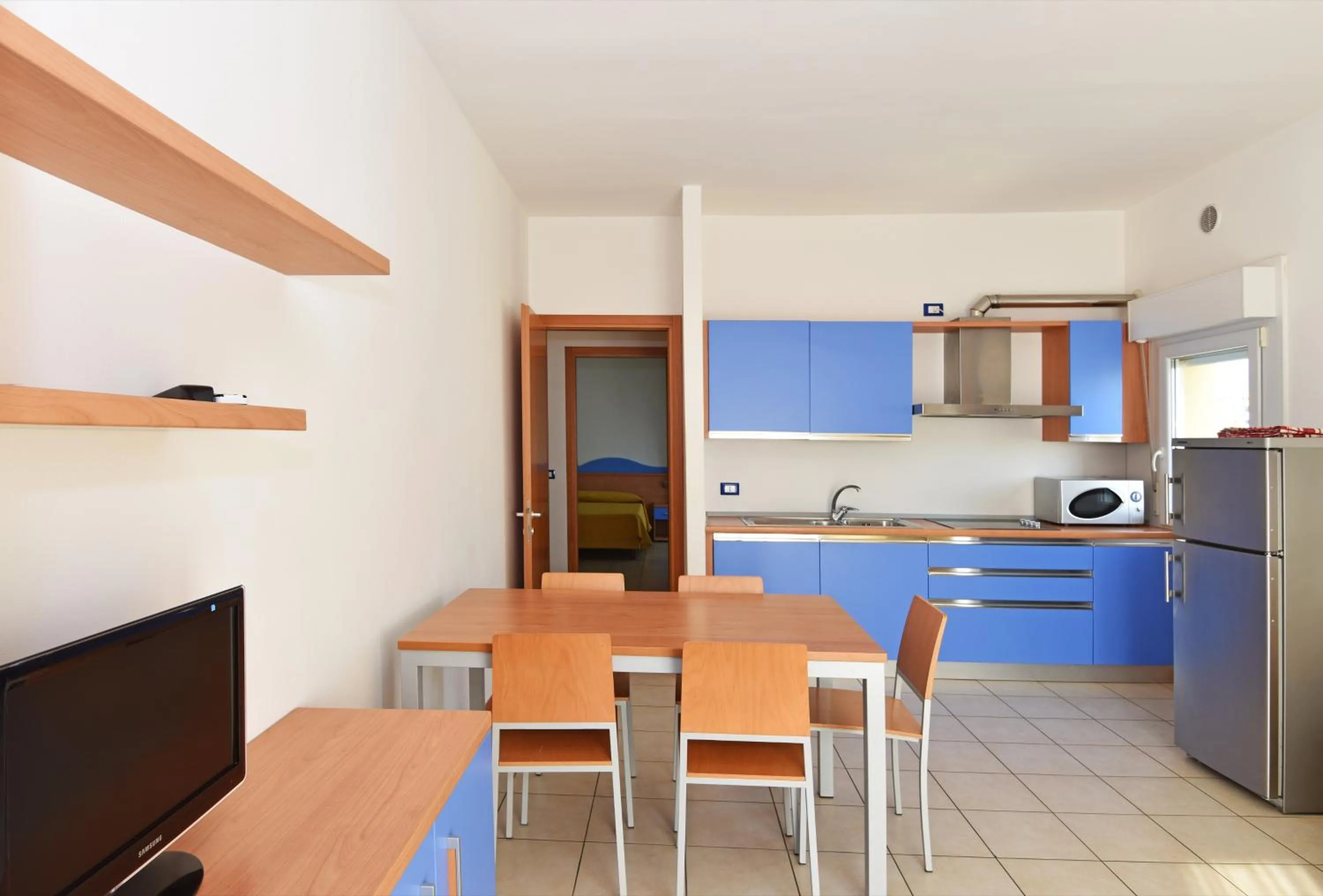Kitchen or kitchenette in Hotel Villa Olga