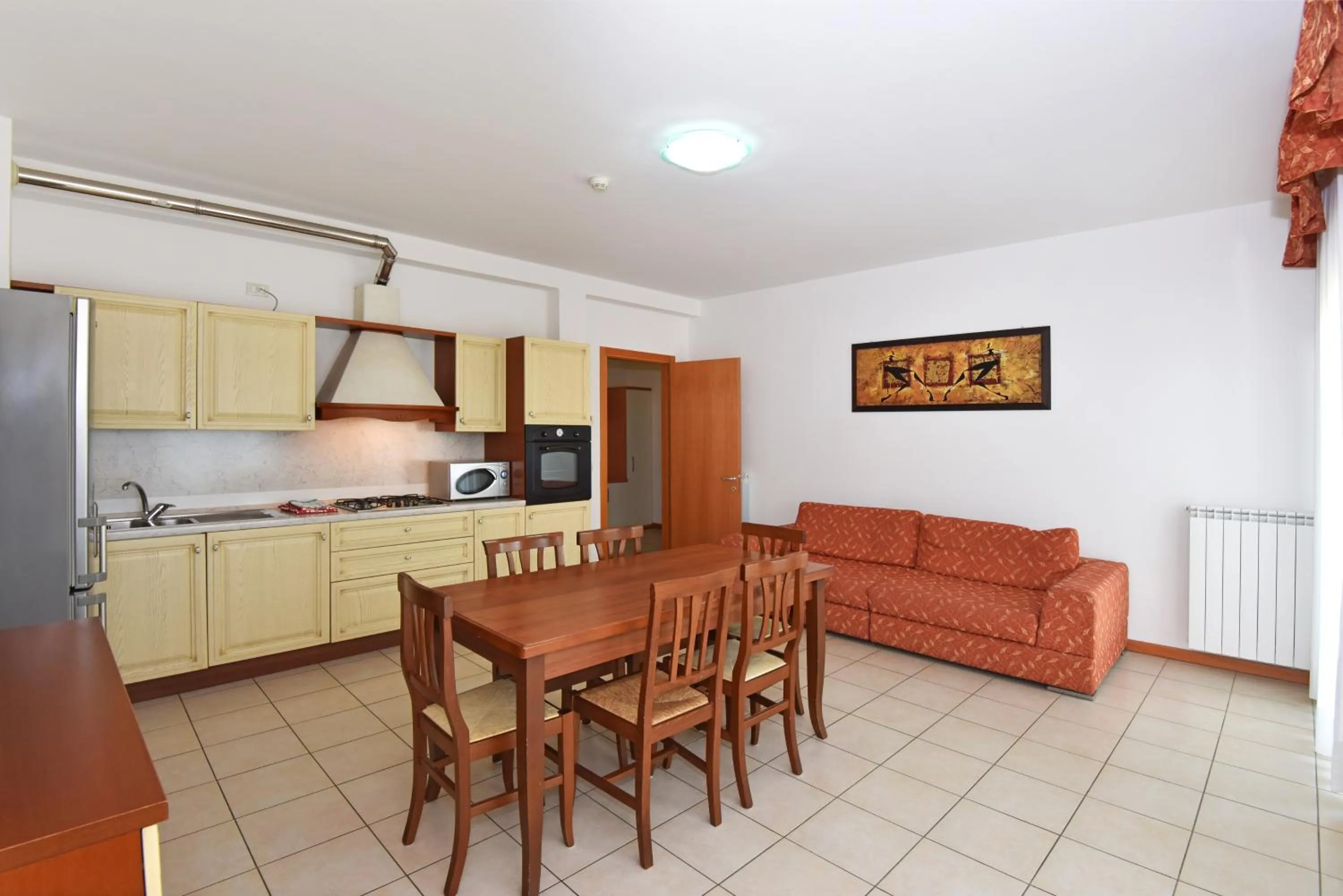 Kitchen or kitchenette in Hotel Villa Olga