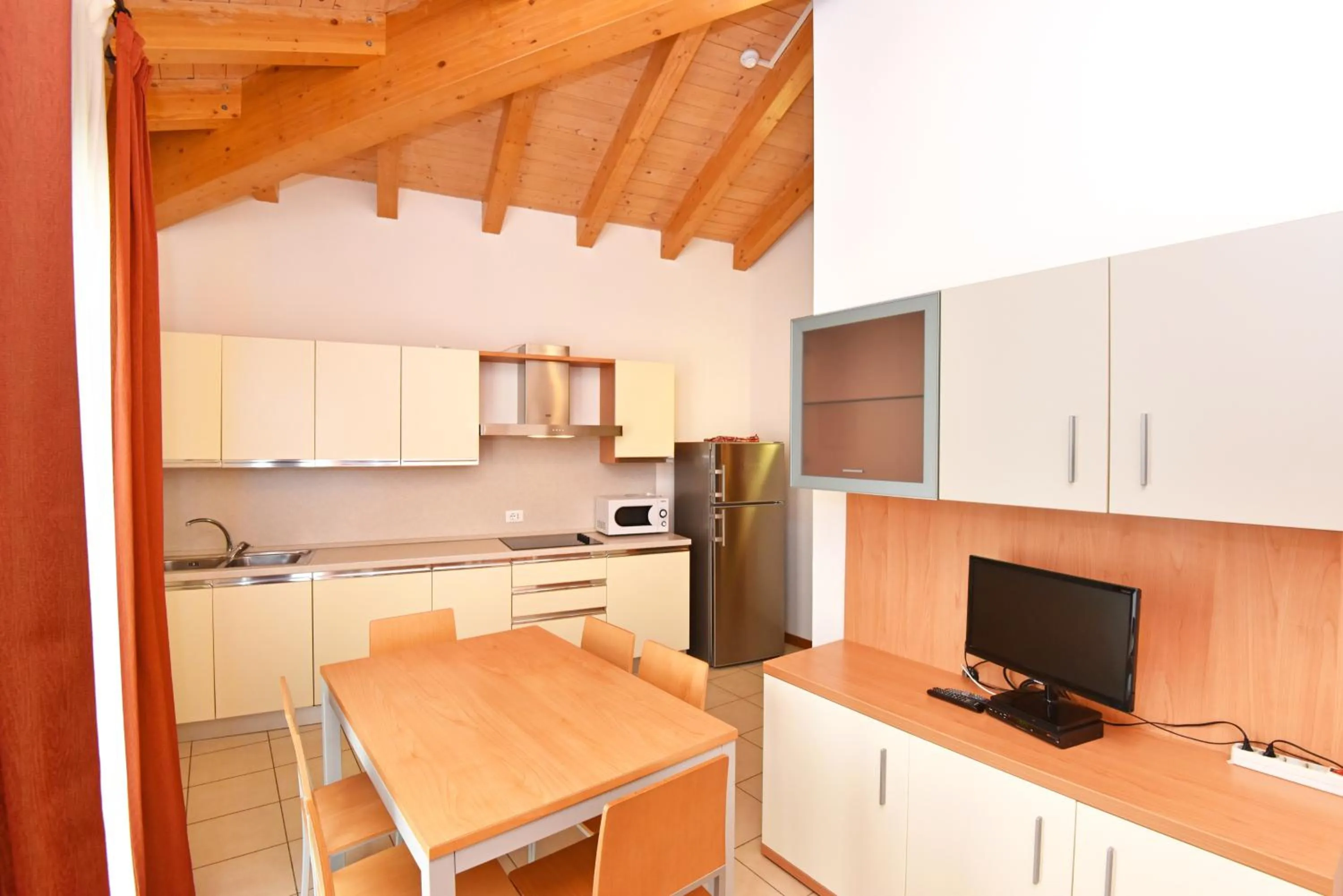 Kitchen or kitchenette in Hotel Villa Olga