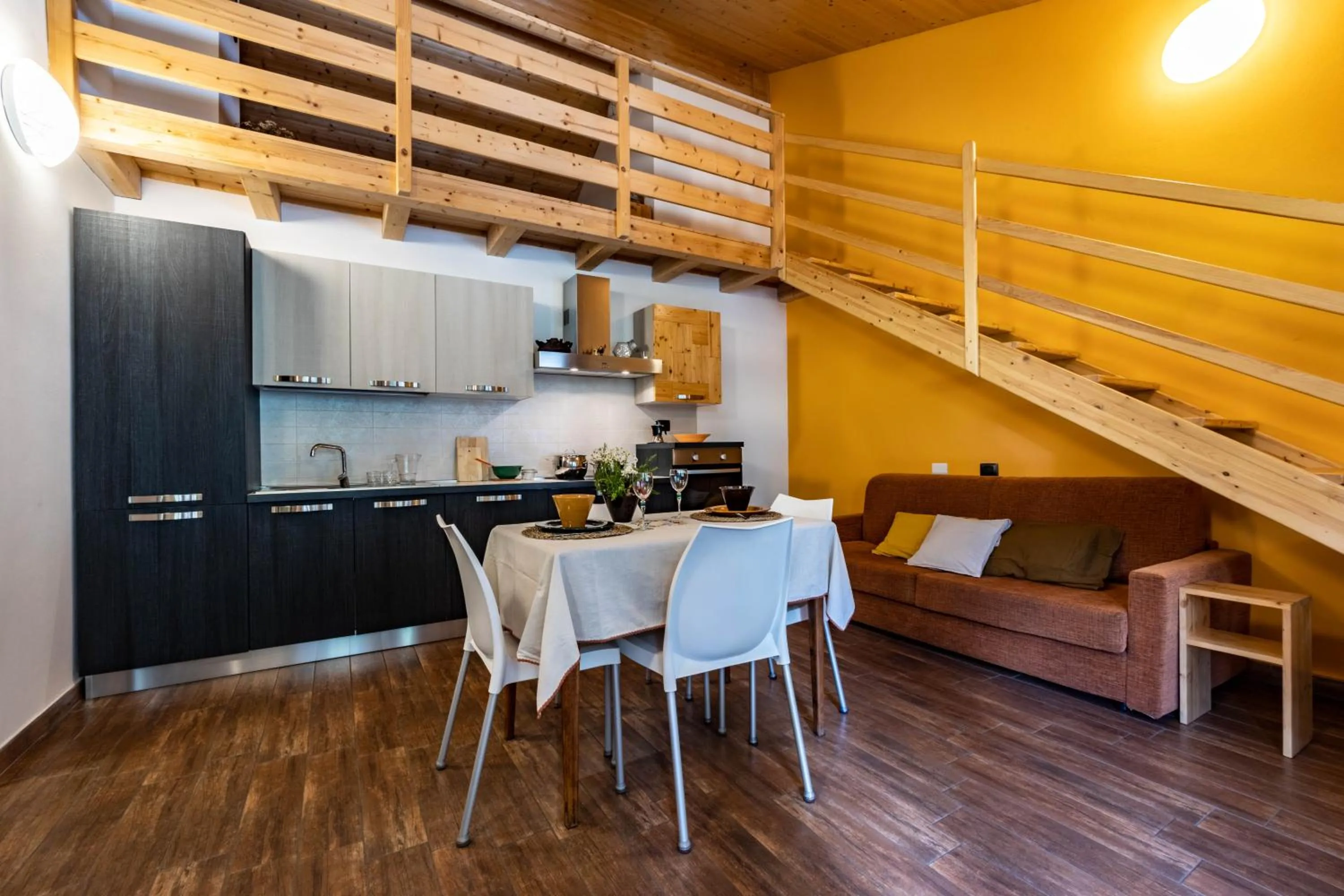 Kitchen or kitchenette in Case Appartamenti Vacanze Da Cien