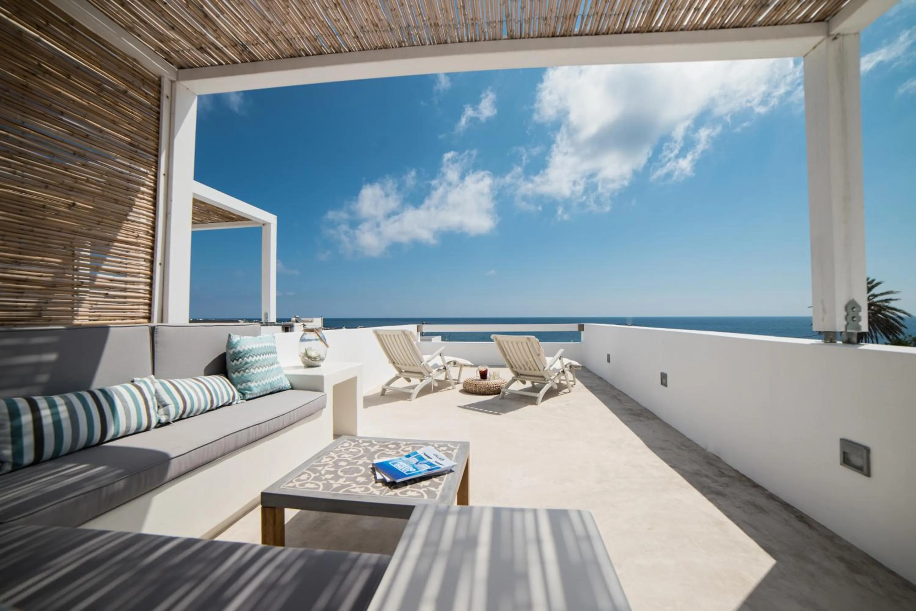 Balcony/Terrace in Skyros Ammos Hotel