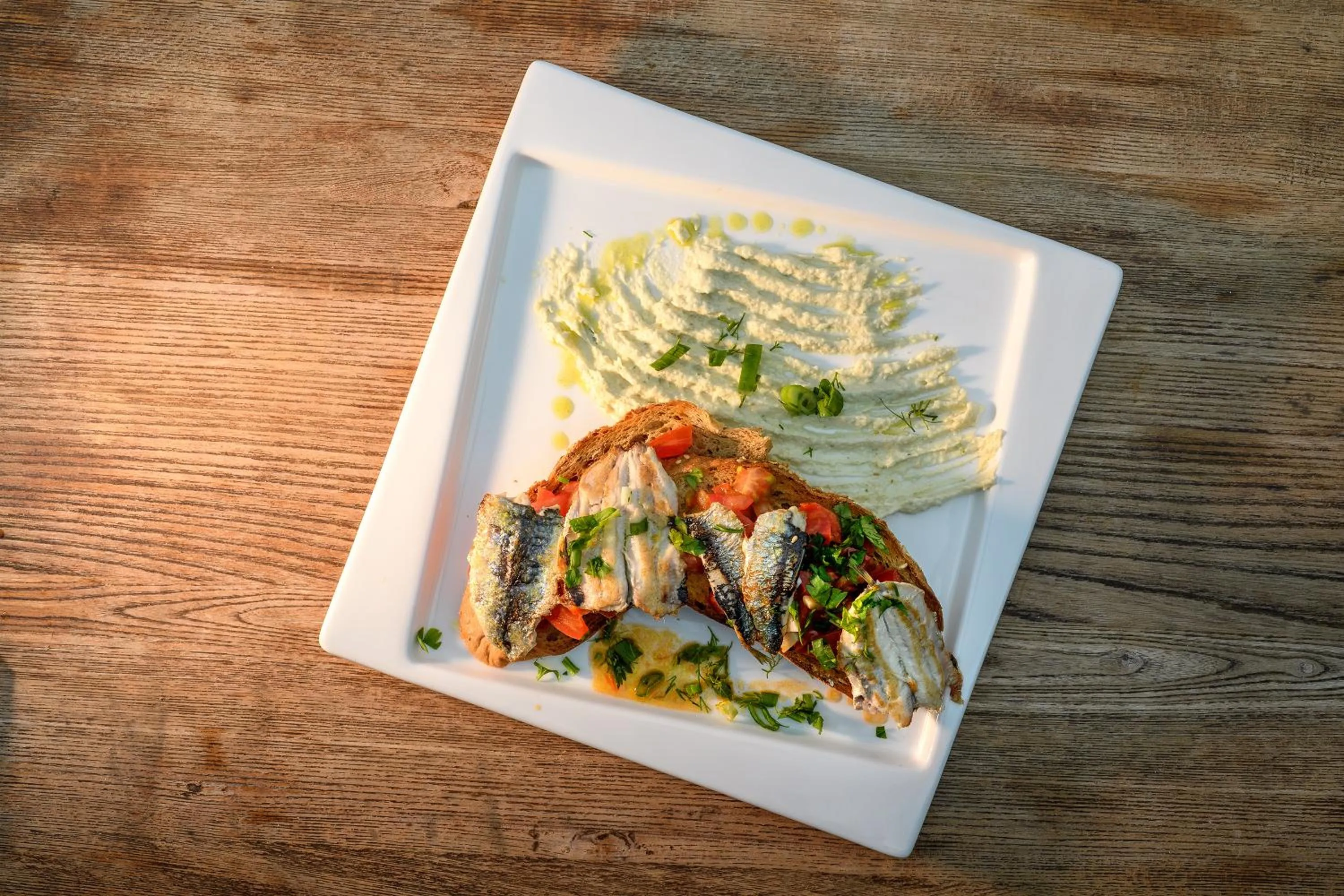 Food close-up in Skyros Ammos Hotel