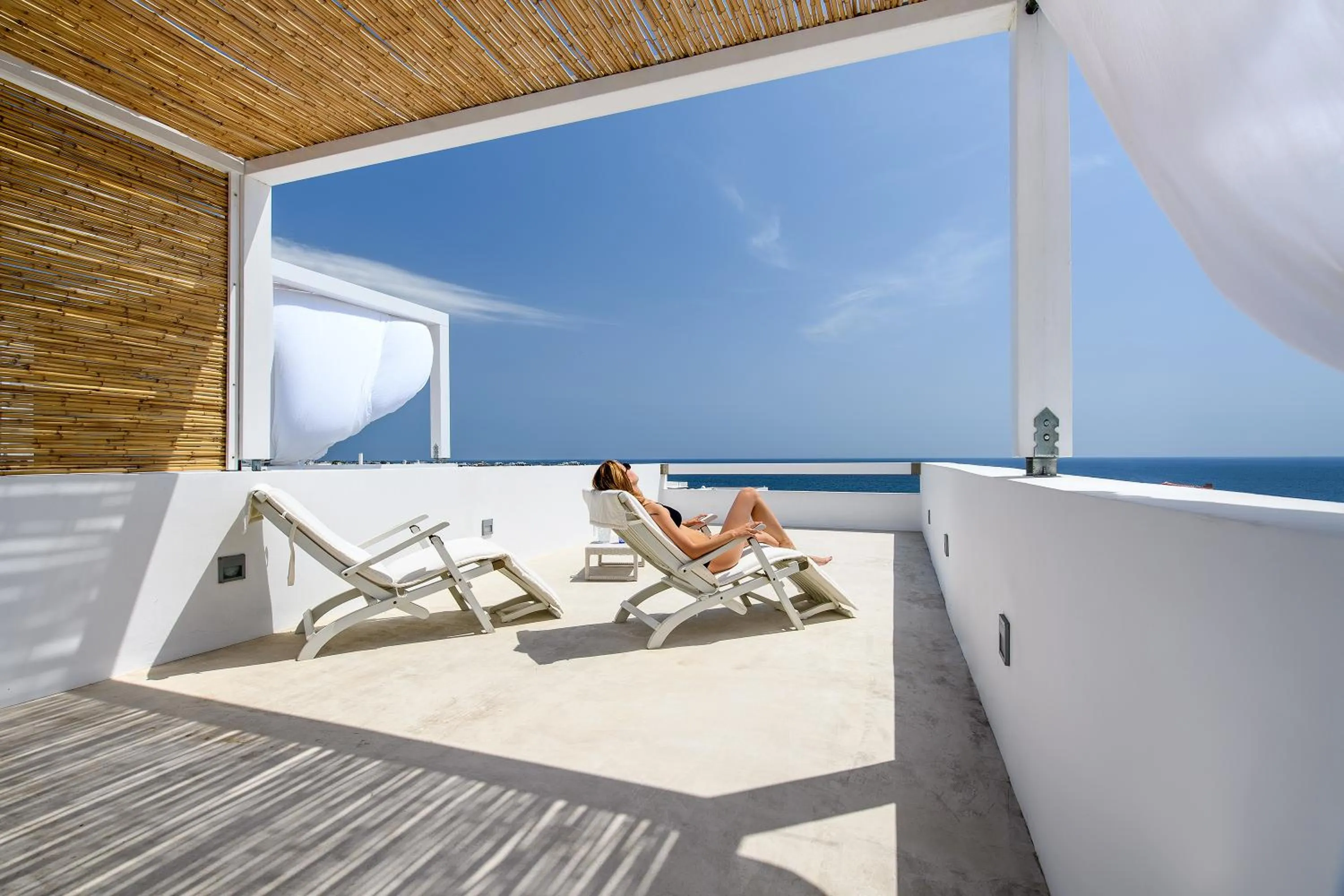 Balcony/Terrace in Skyros Ammos Hotel